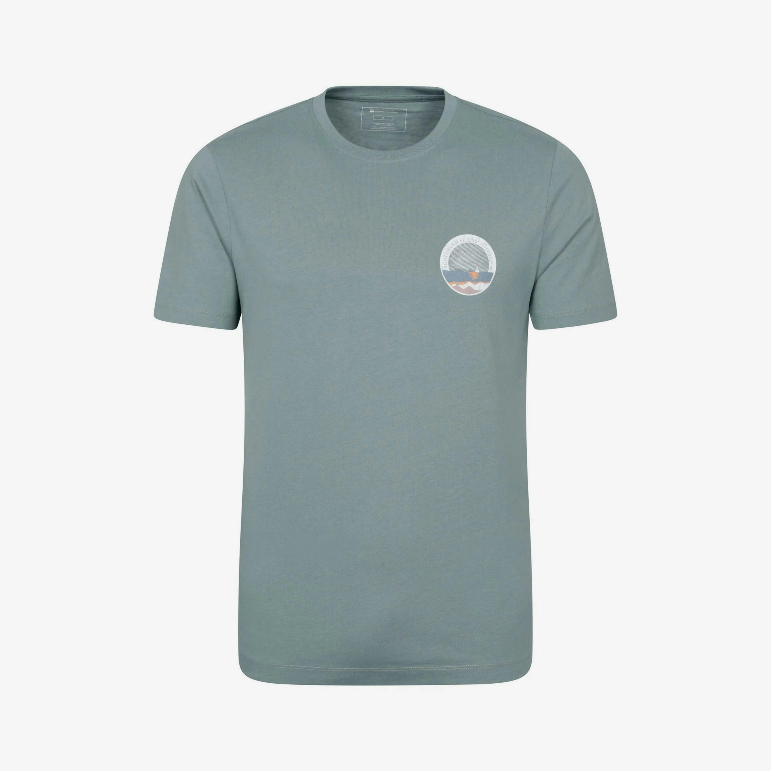 Mountain Warehouse Mens Southwold Short-Sleeved T-Shirt , view 1 of 4