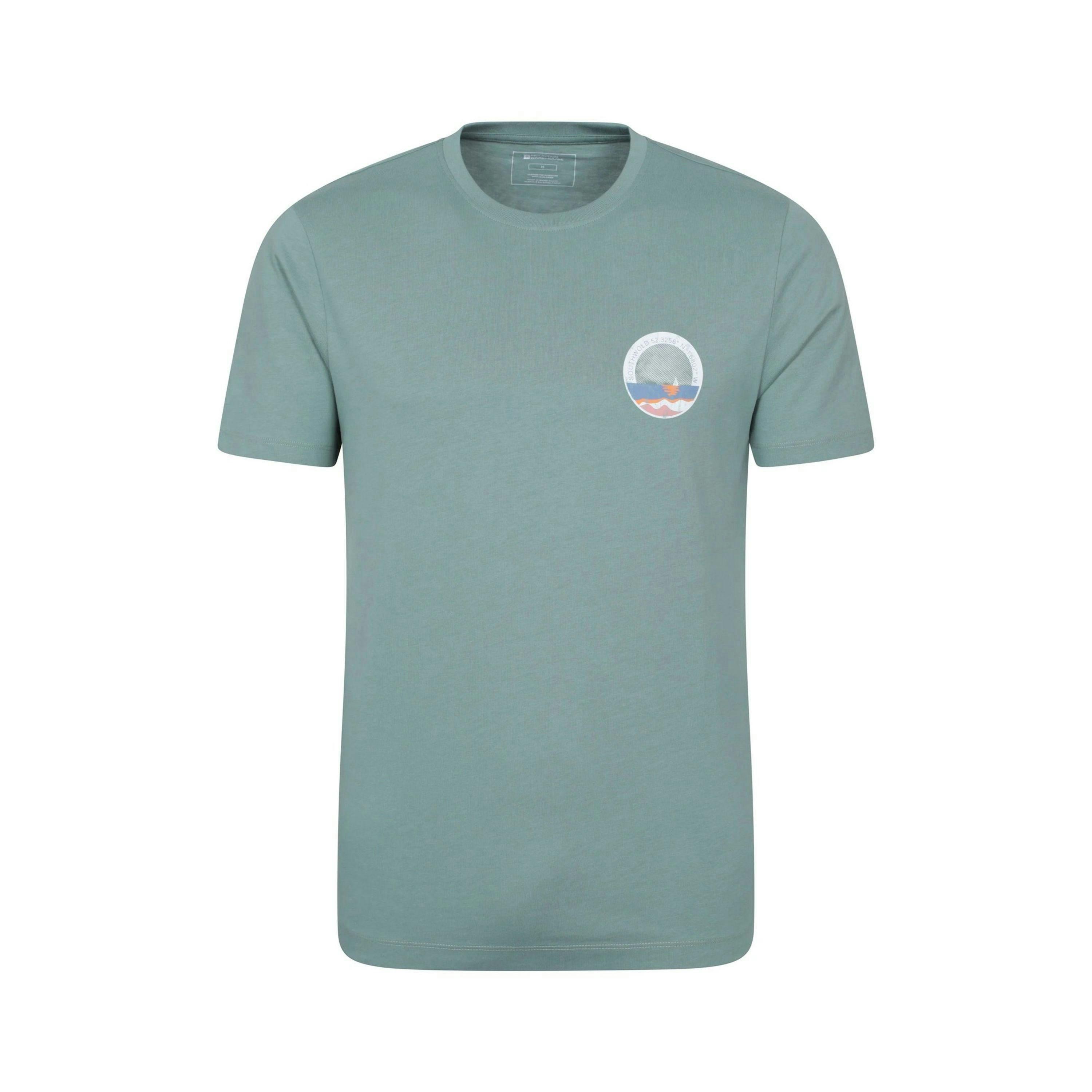 Mountain Warehouse Mens Southwold Short-Sleeved T-Shirt , view 1 of 4