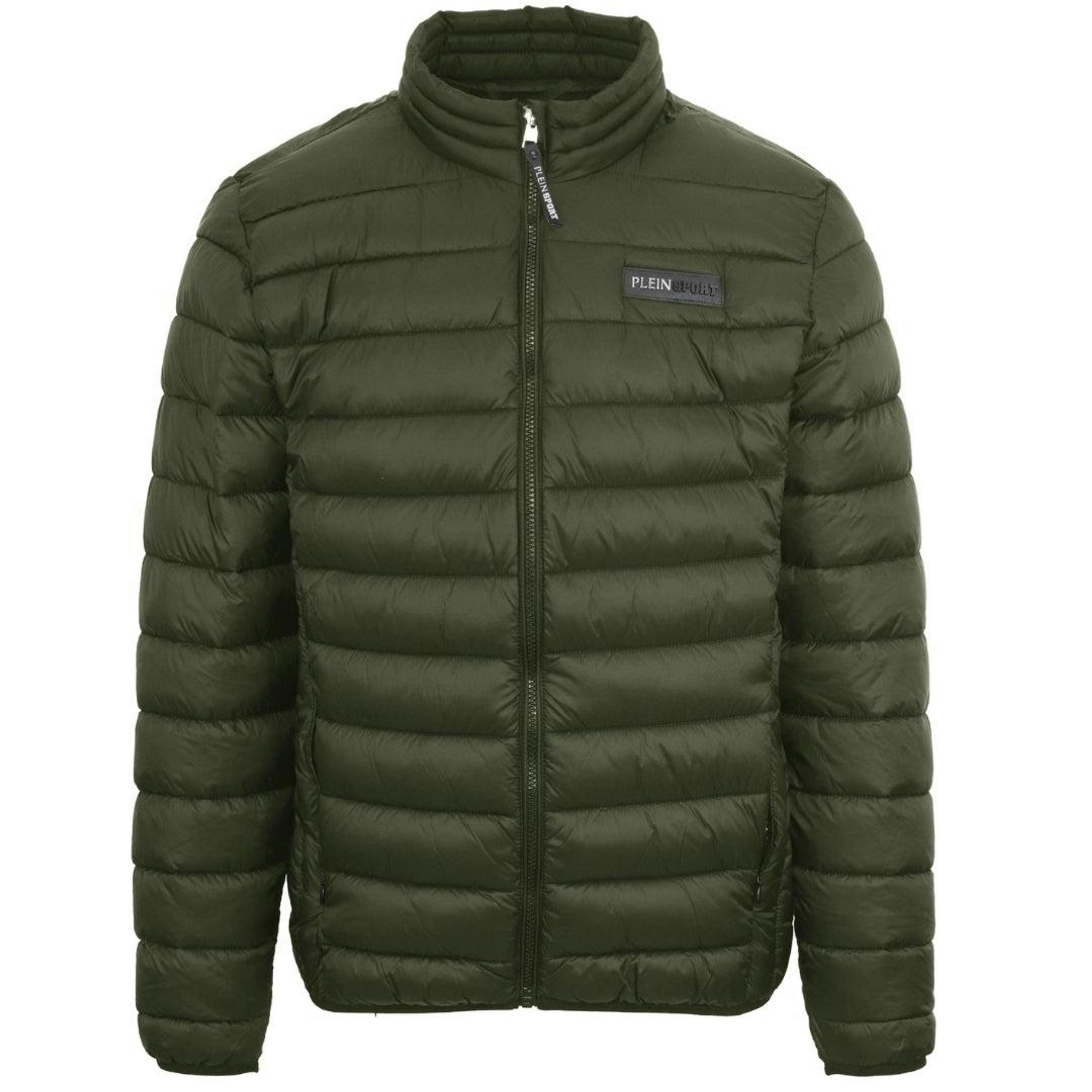 Plein Sport Mens Patch Logo Padded Jacket , view 1 of 2