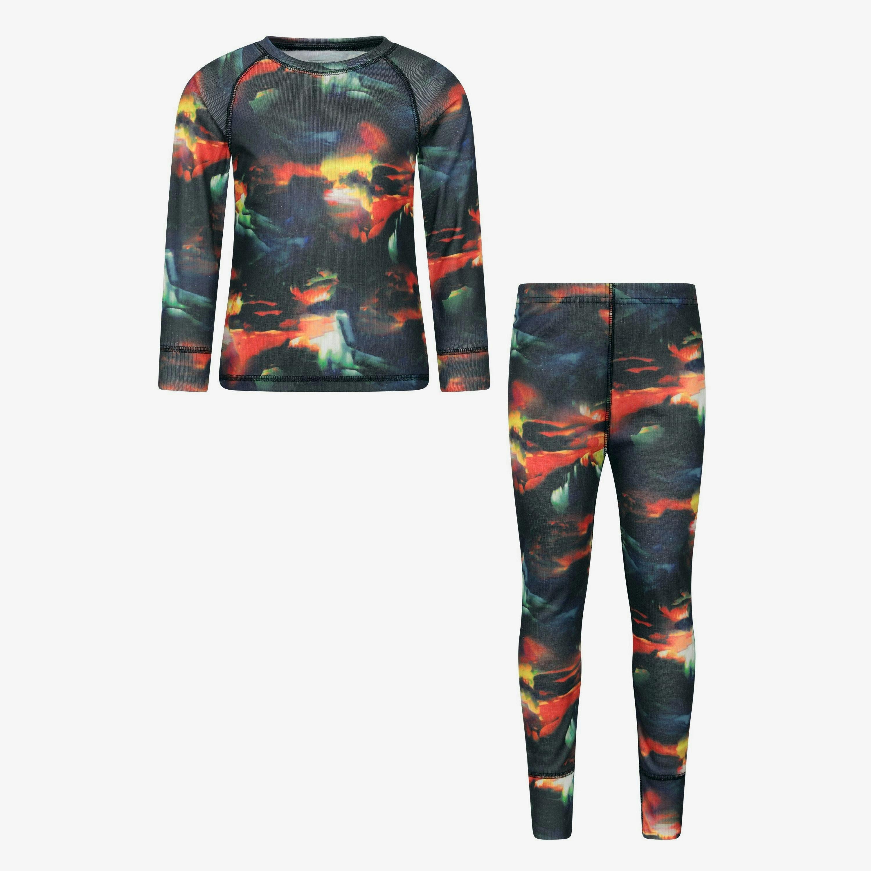 Mountain Warehouse Childrens/Kids Talus Geometric Base Layer Set , view 1 of 1