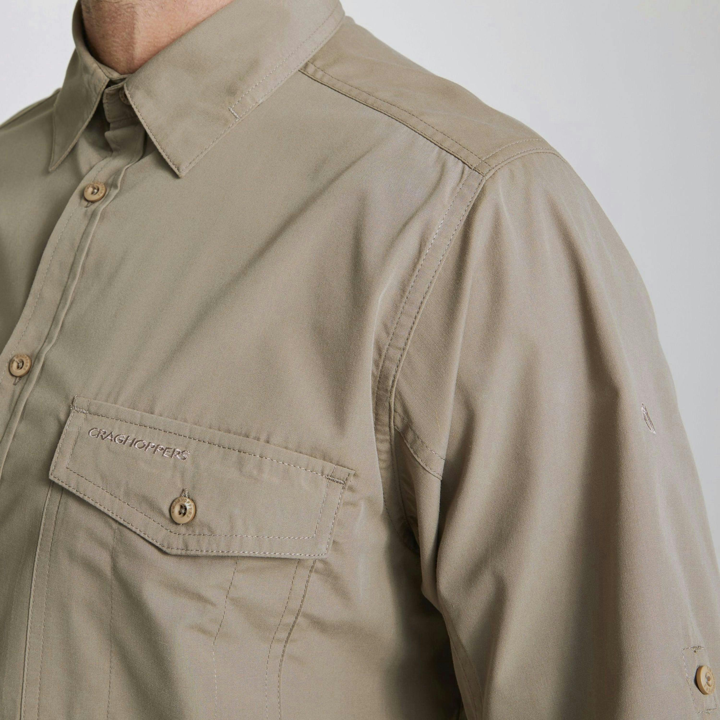 Craghoppers Mens Expert Kiwi Long-Sleeved Shirt , view 3 of 4