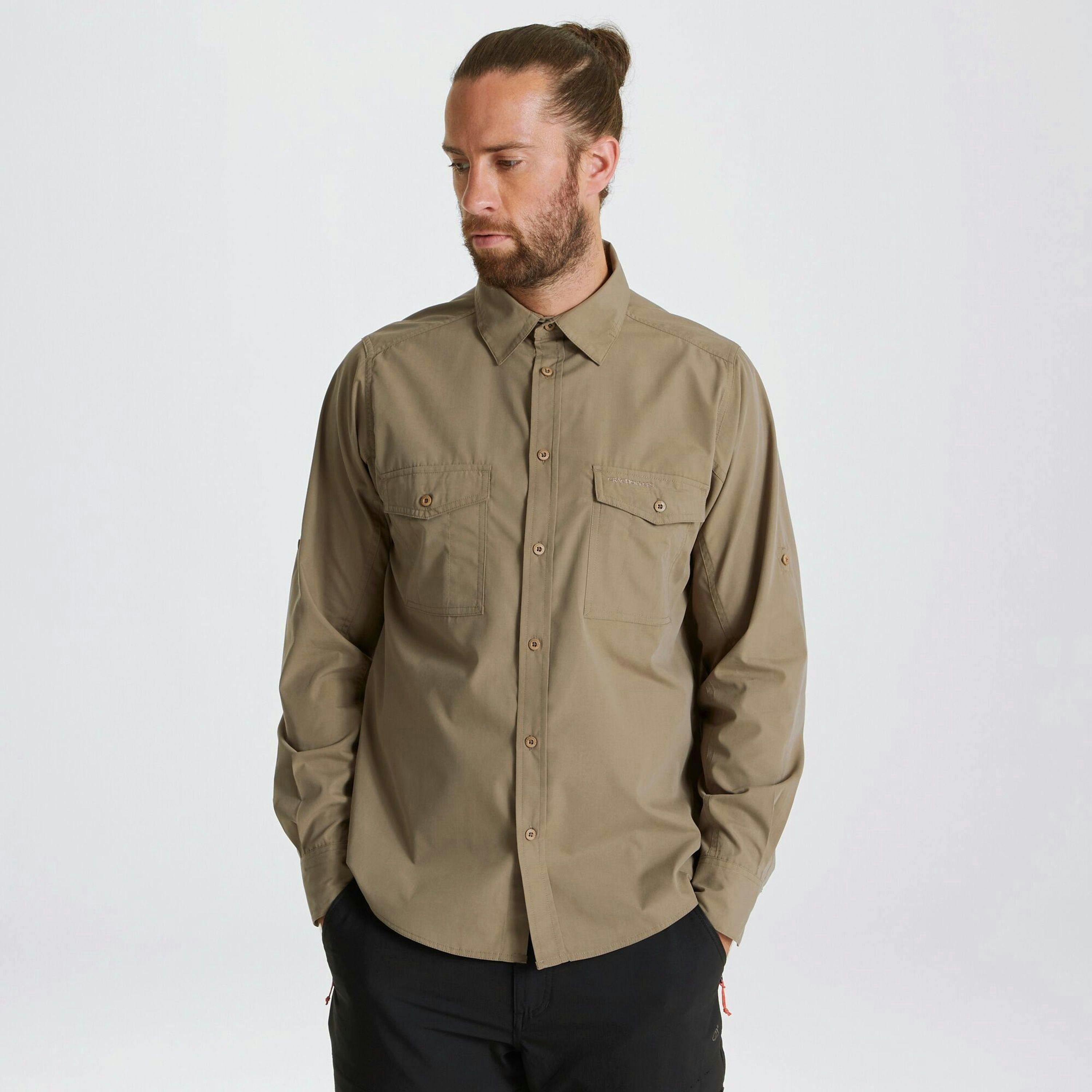 Craghoppers Mens Expert Kiwi Long-Sleeved Shirt , view 4 of 4