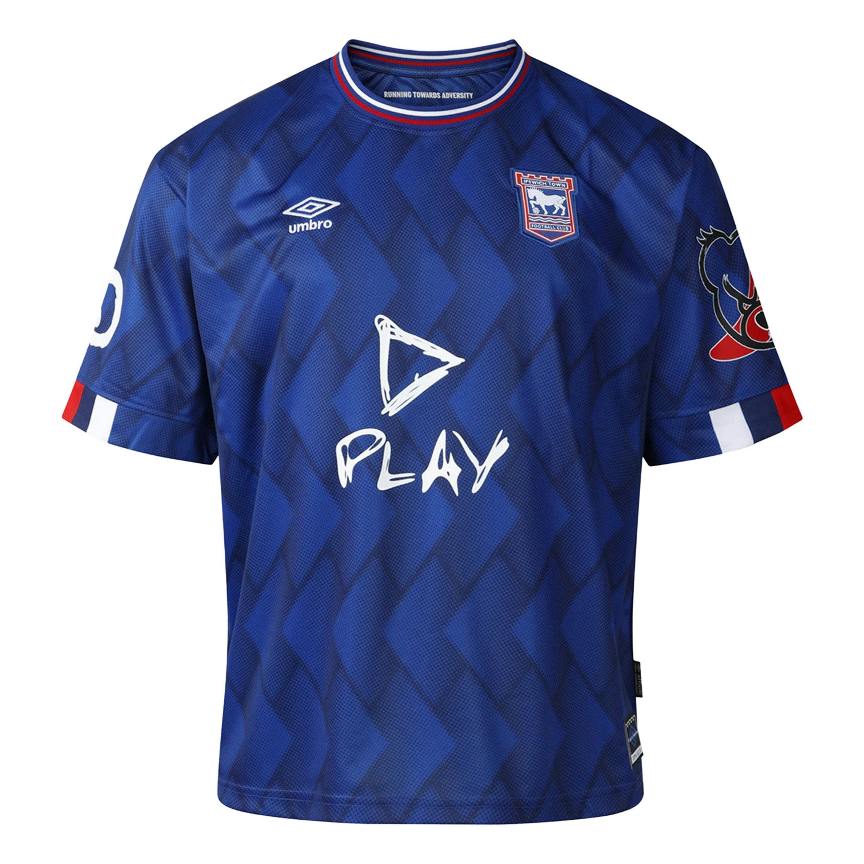 Umbro Mens Ed Sheeran Ipswich Town FC Jersey , view 1 of 2