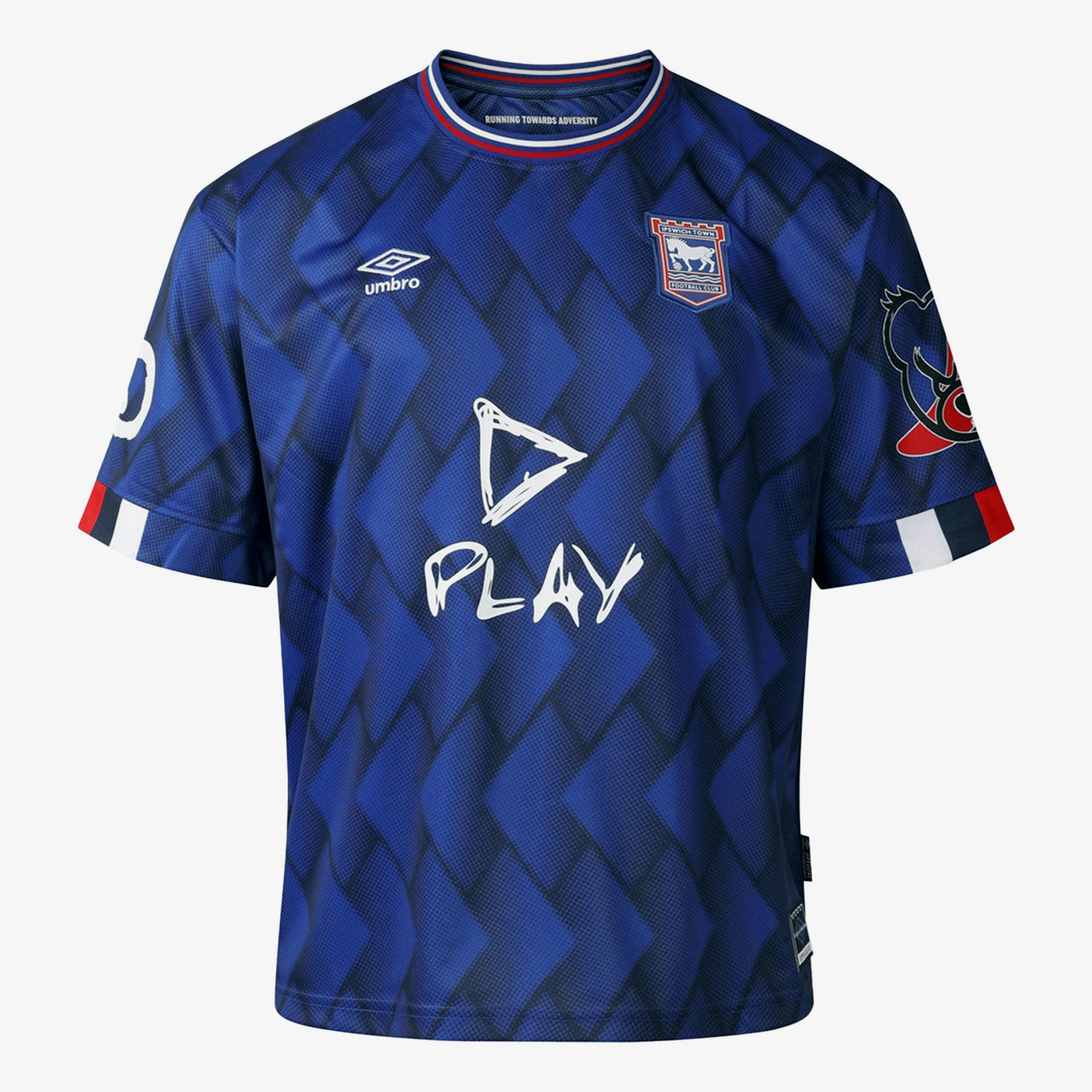 Umbro Mens Ed Sheeran Ipswich Town FC Jersey , view 1 of 1