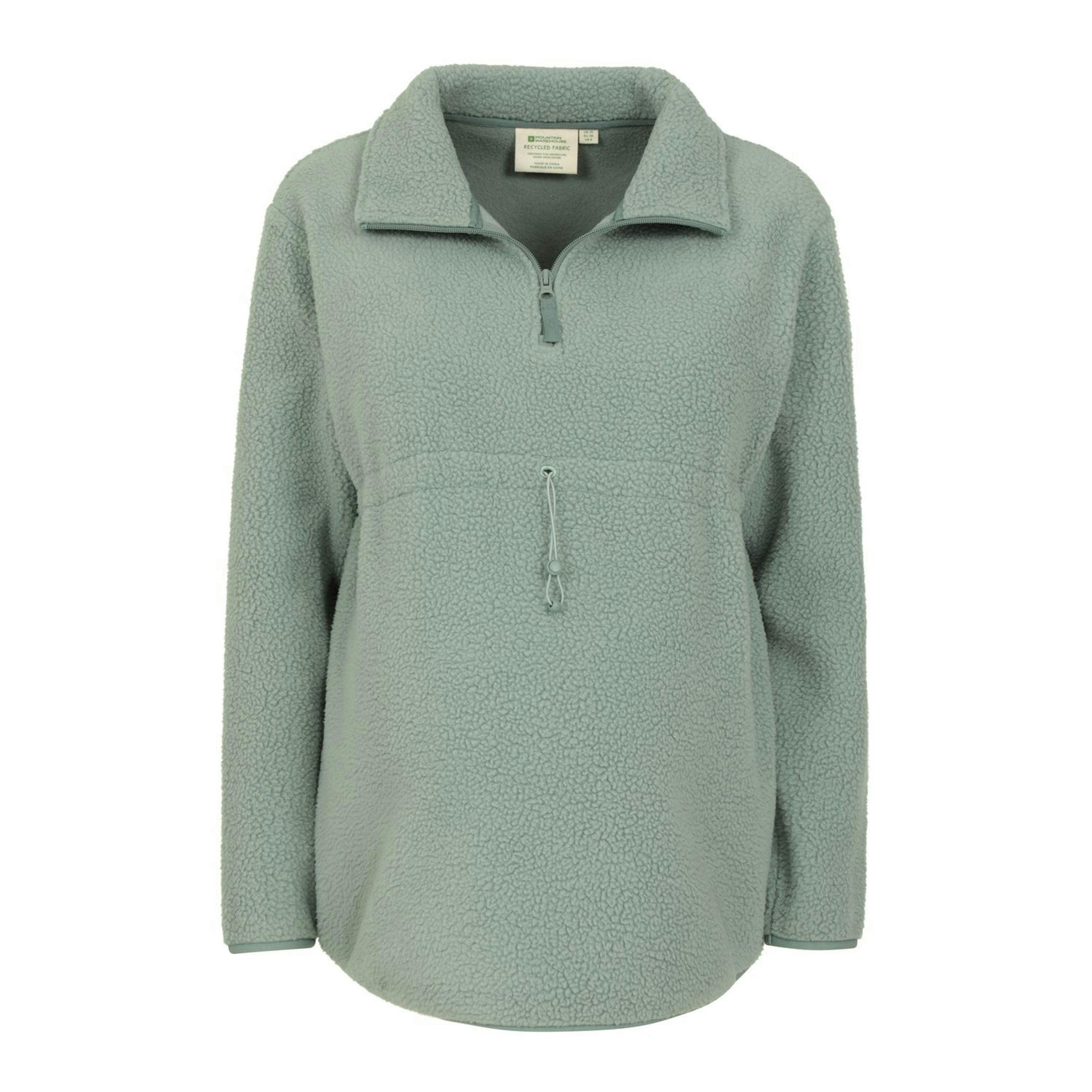 Mountain Warehouse Womens/Ladies Cosy Sherpa Half Zip Maternity Fleece Top , view 3 of 6