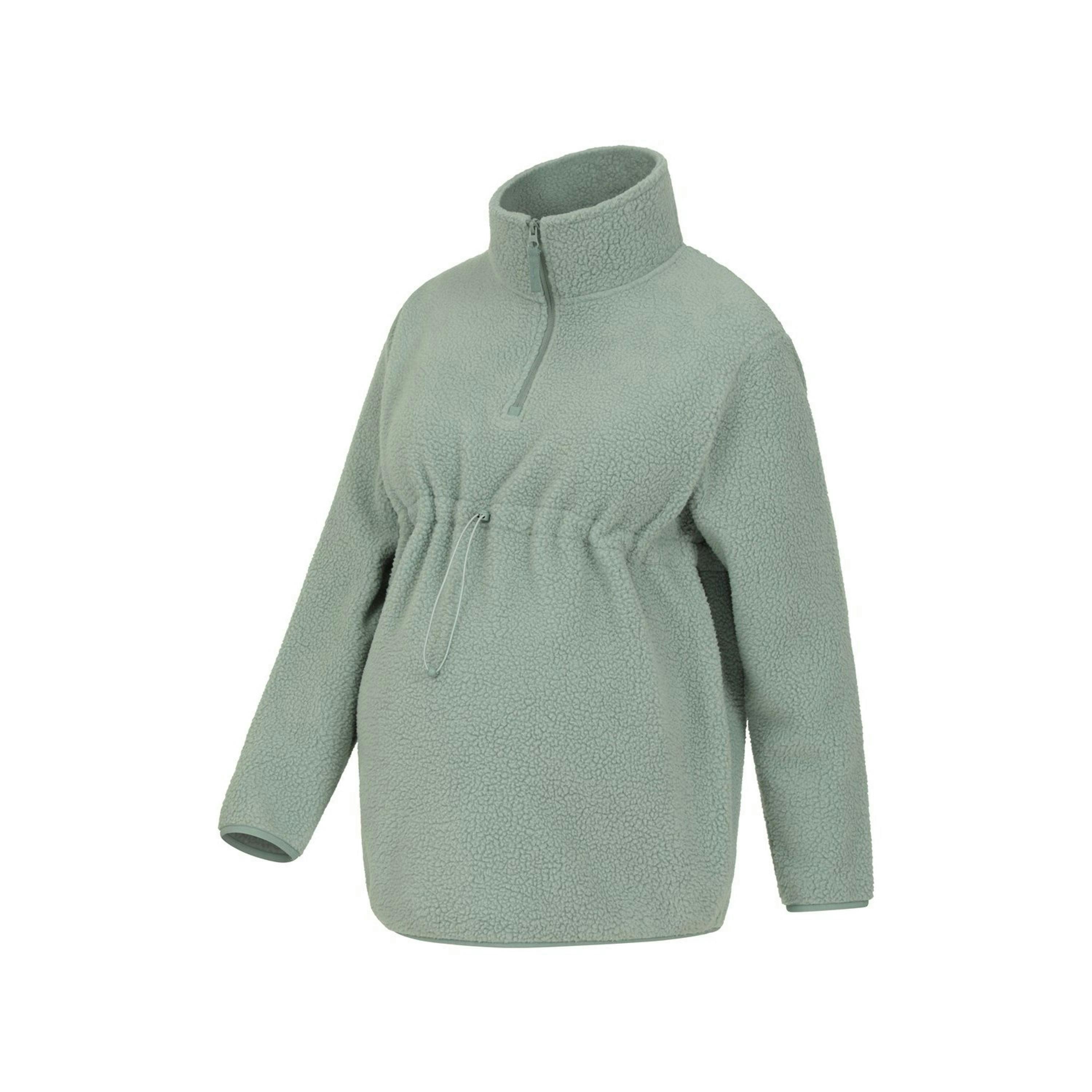 Mountain Warehouse Womens/Ladies Cosy Sherpa Half Zip Maternity Fleece Top , view 4 of 6