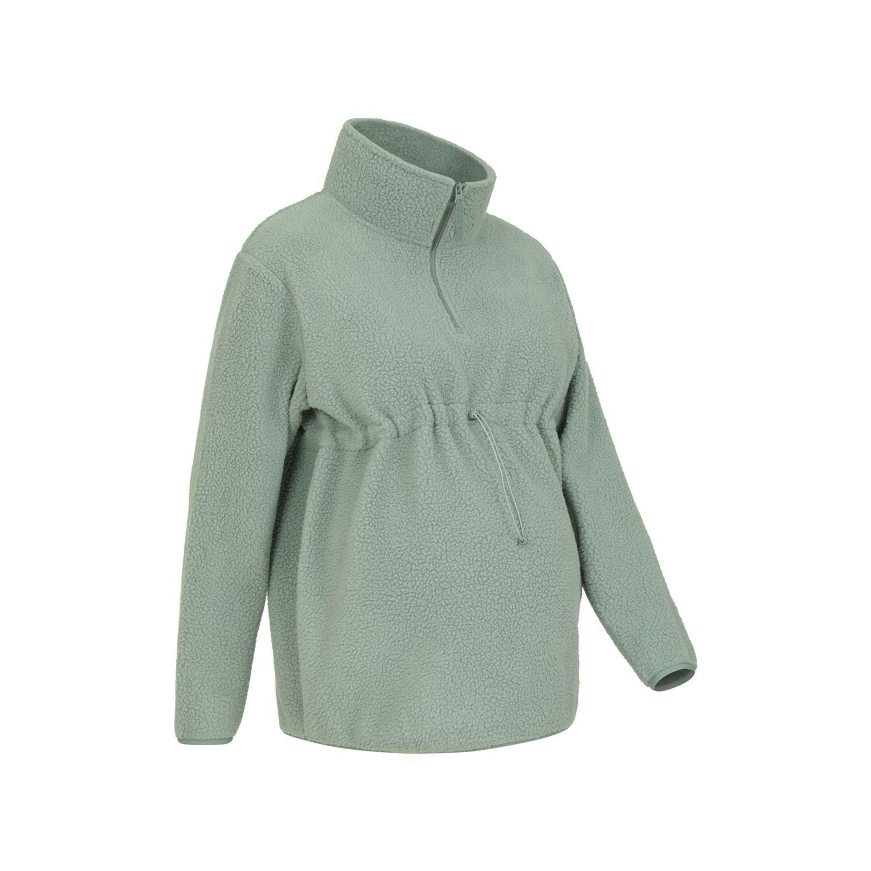 Mountain Warehouse Womens/Ladies Cosy Sherpa Half Zip Maternity Fleece Top , view 5 of 6