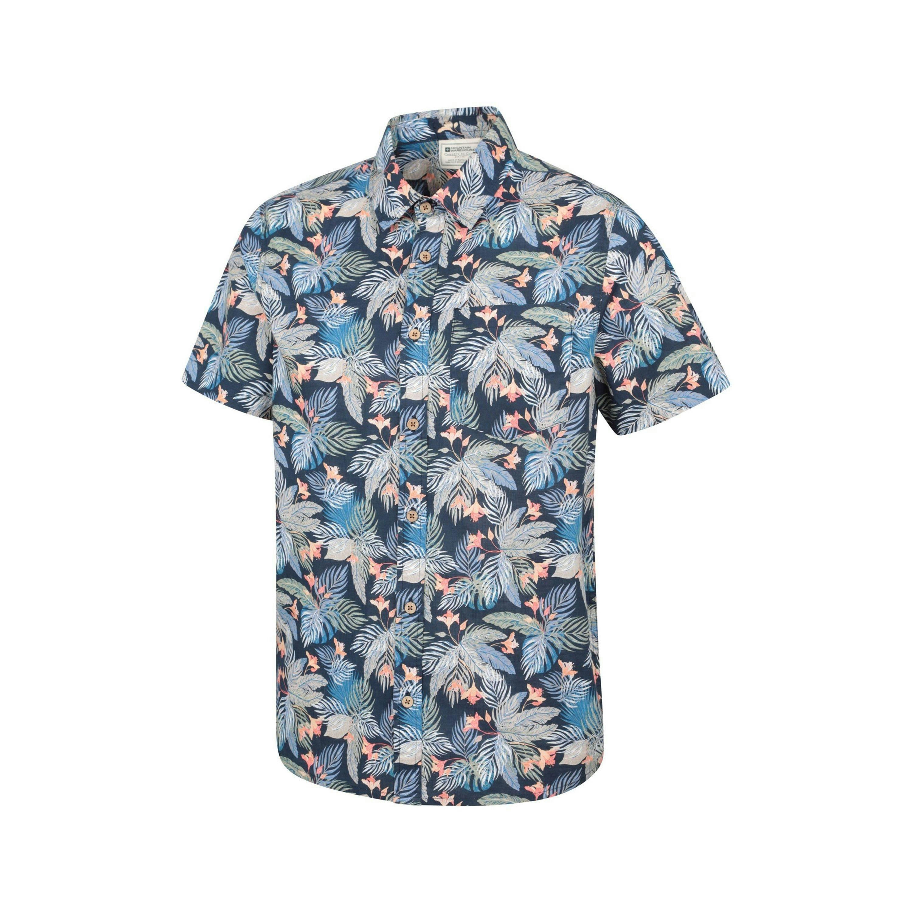 Mountain Warehouse Mens Tropical Short-Sleeved Shirt , view 4 of 4