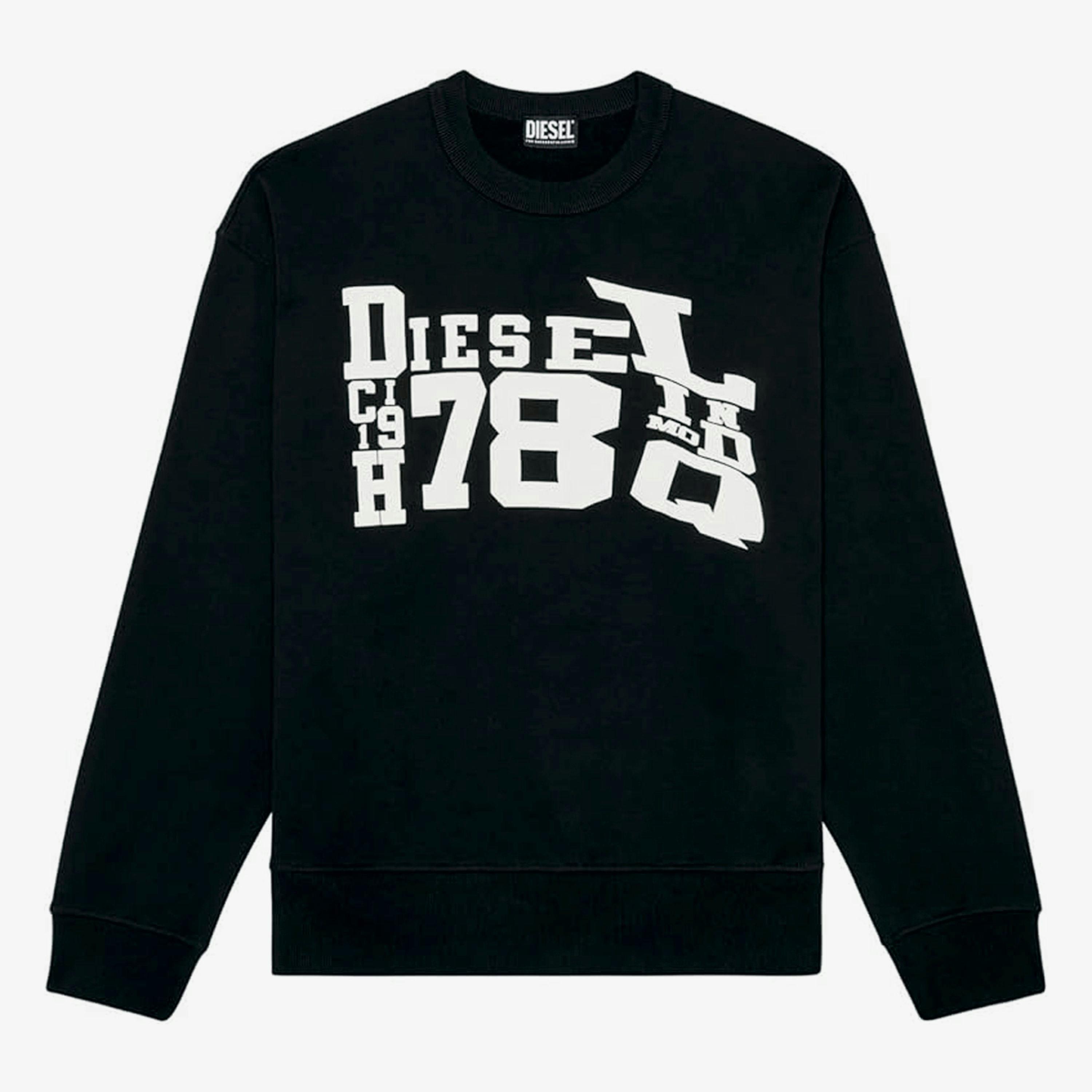 Diesel Unisex Adult Distorted Logo Sweatshirt , view 1 of 1