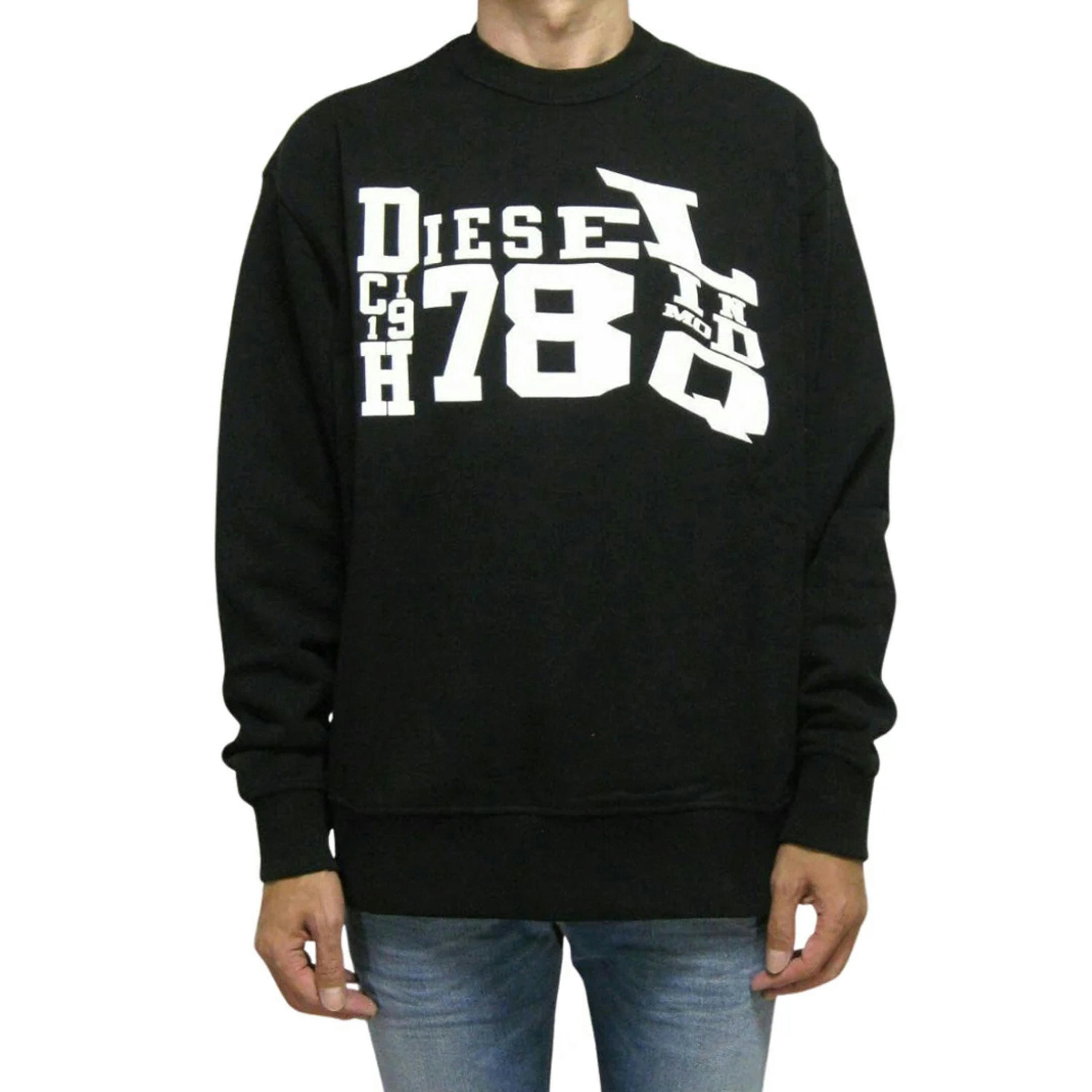 Diesel Unisex Adult Distorted Logo Sweatshirt , view 4 of 5