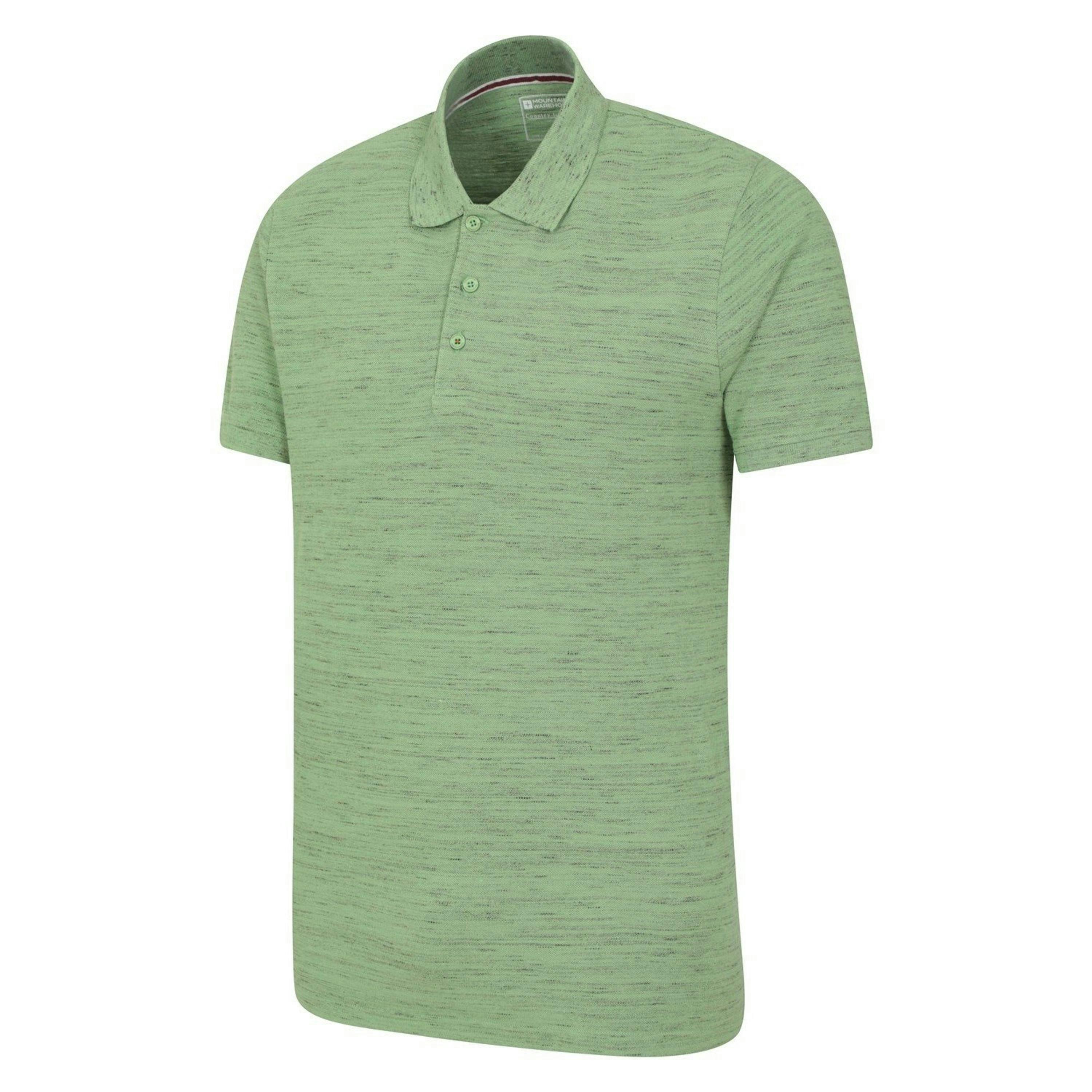 Mountain Warehouse Mens Dawnay Textured Pique Polo Shirt , view 2 of 4