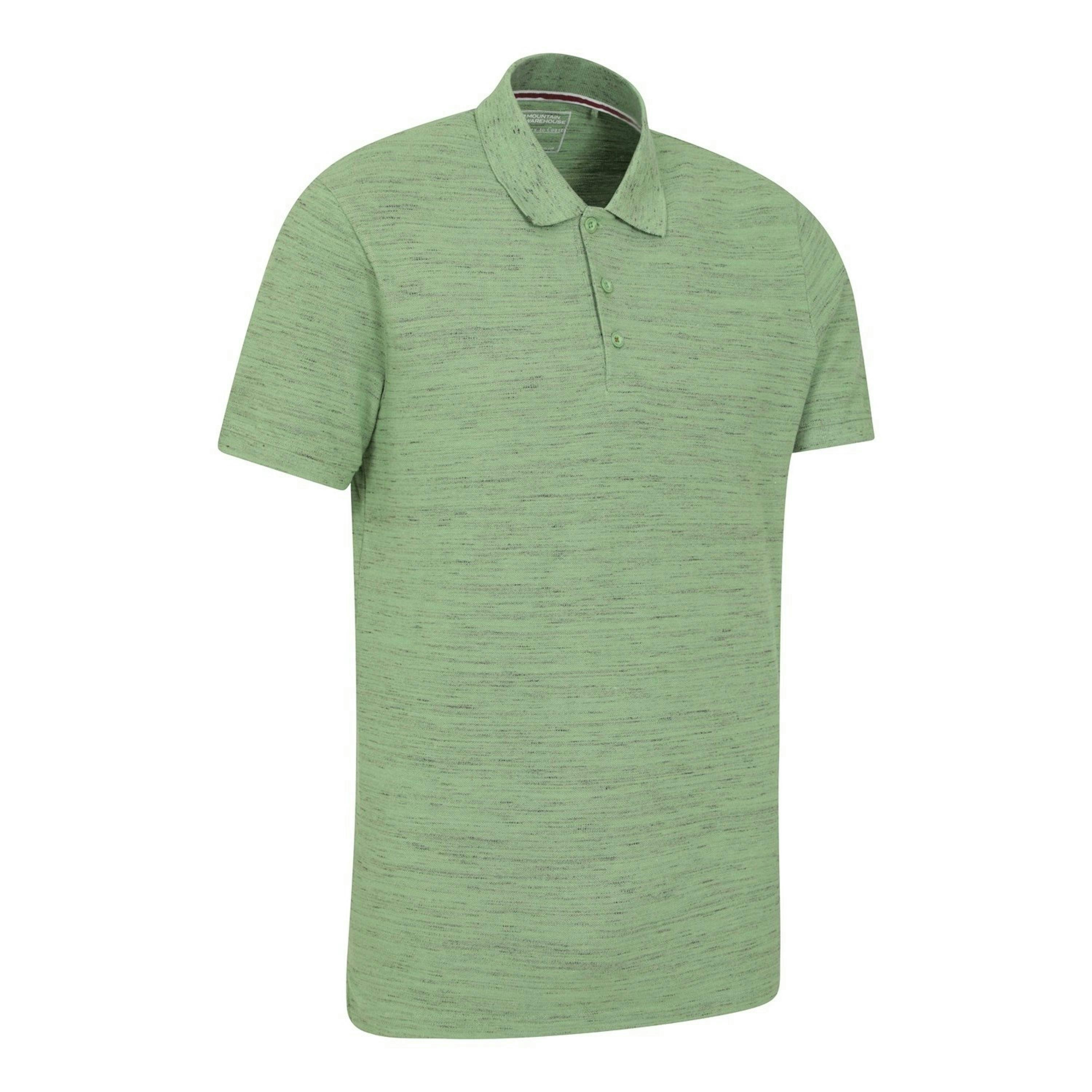 Mountain Warehouse Mens Dawnay Textured Pique Polo Shirt , view 3 of 4