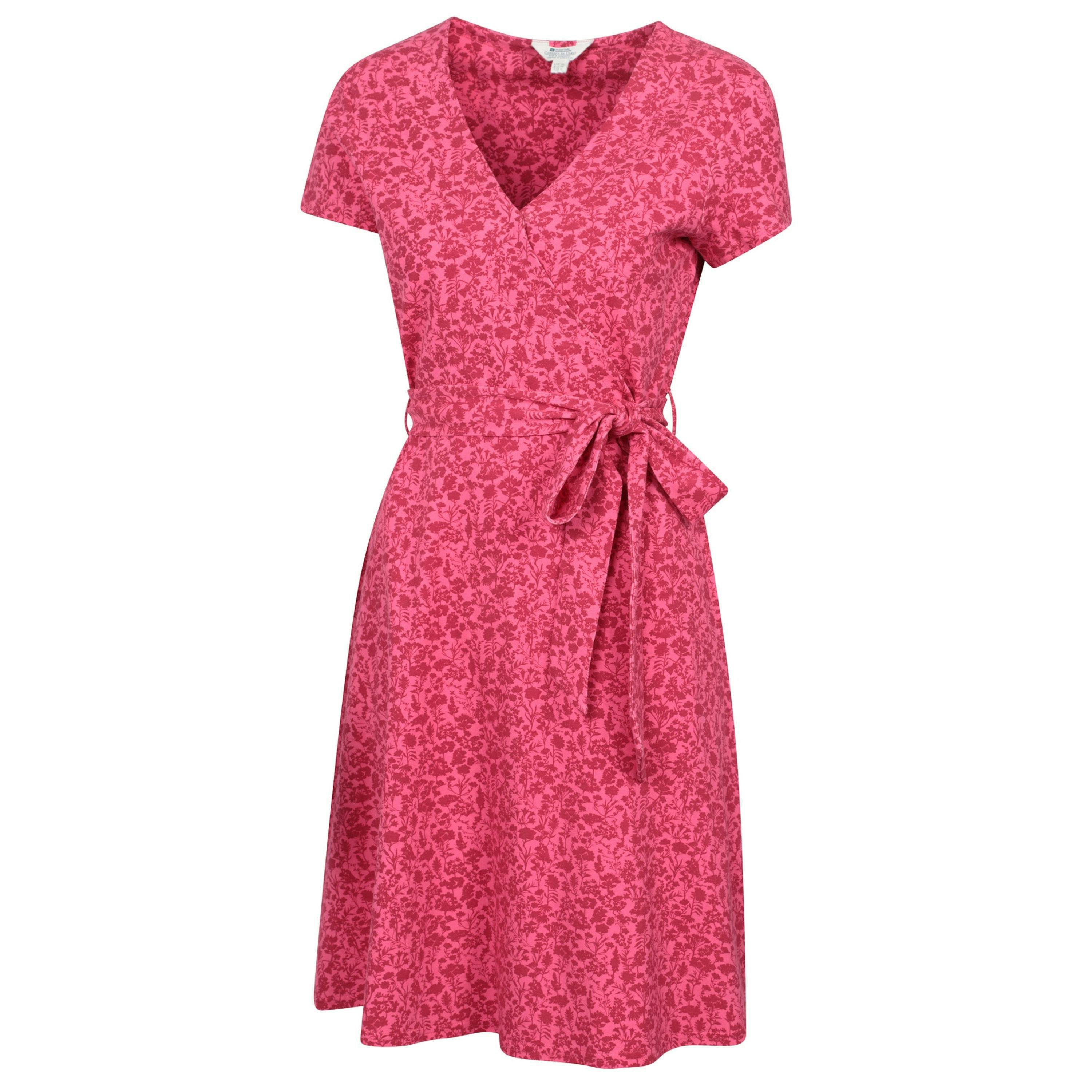 Mountain Warehouse Womens/Ladies Santorini Flower Jersey Wrap Dress , view 3 of 4