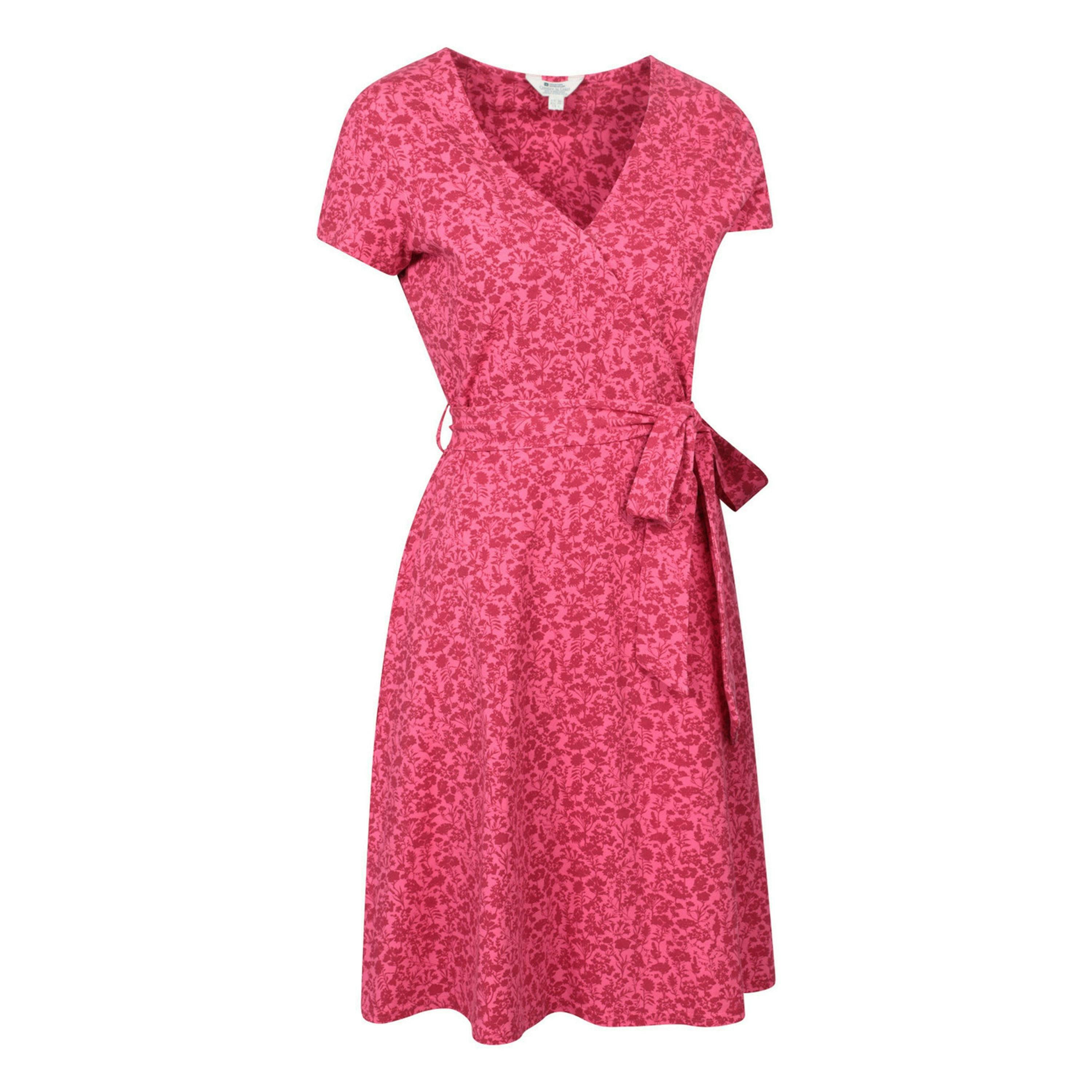 Mountain Warehouse Womens/Ladies Santorini Flower Jersey Wrap Dress , view 4 of 4