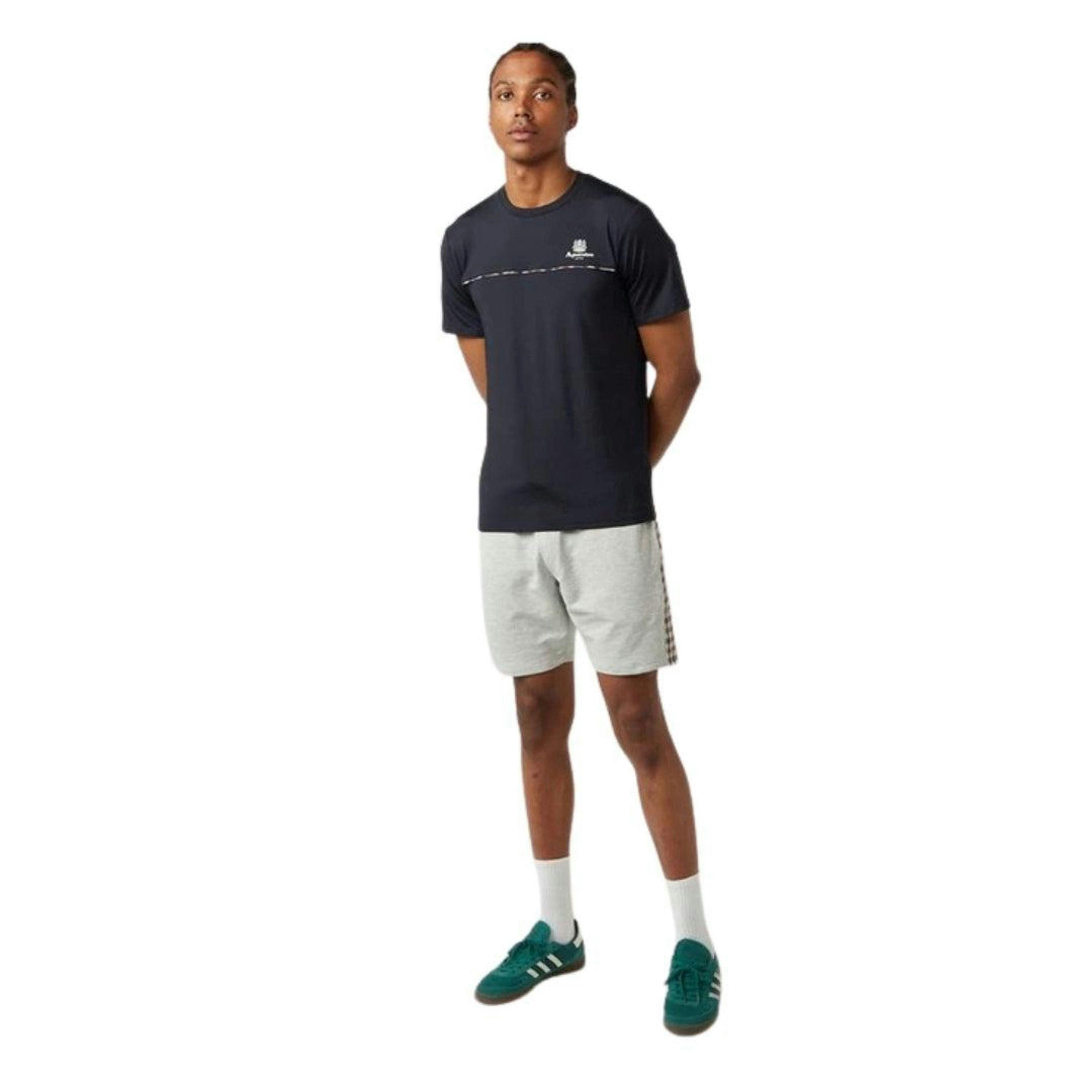 Aquascutum Mens Contrast Piping Stretch Active T-Shirt , view 3 of 5