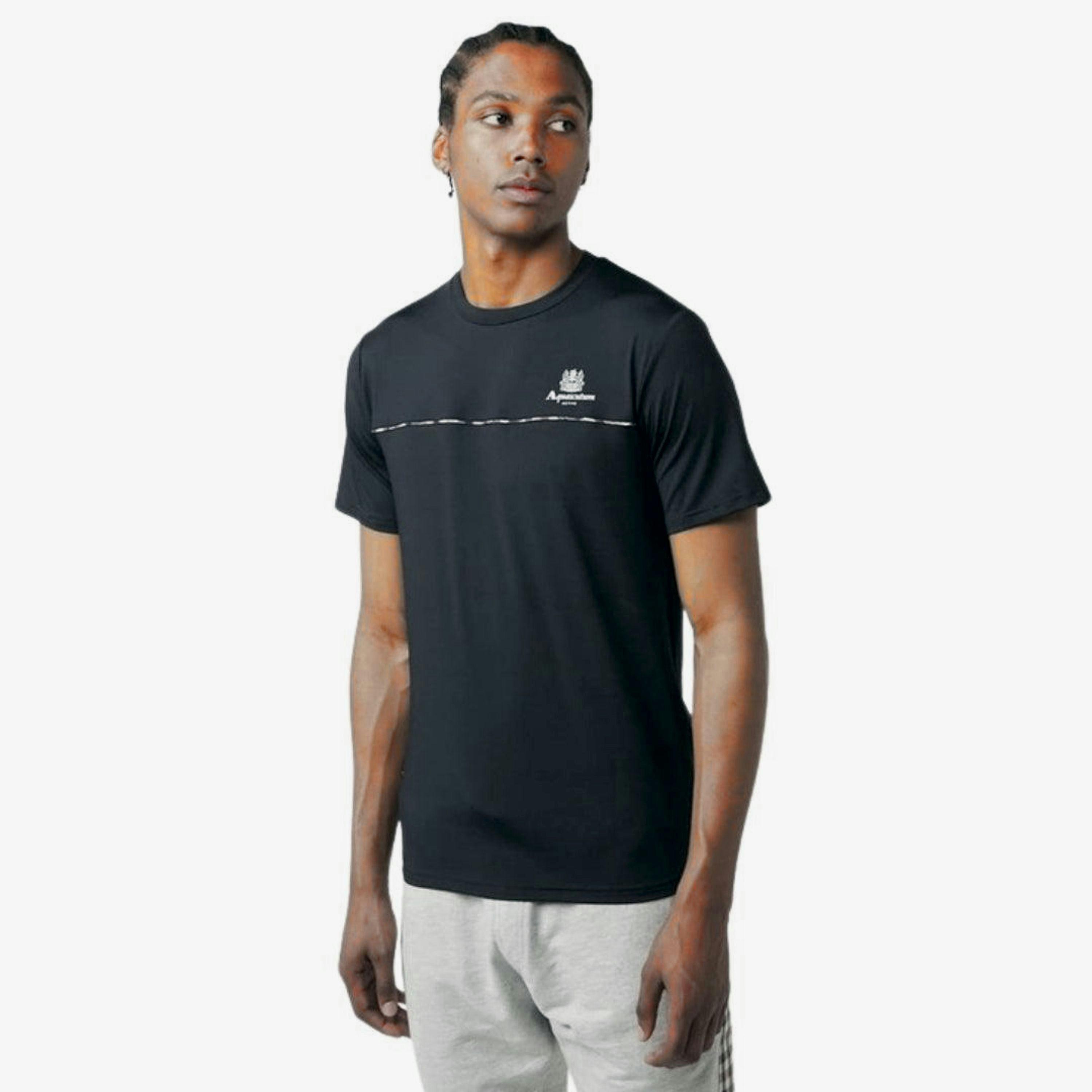 Aquascutum Mens Contrast Piping Stretch Active T-Shirt , view 1 of 1