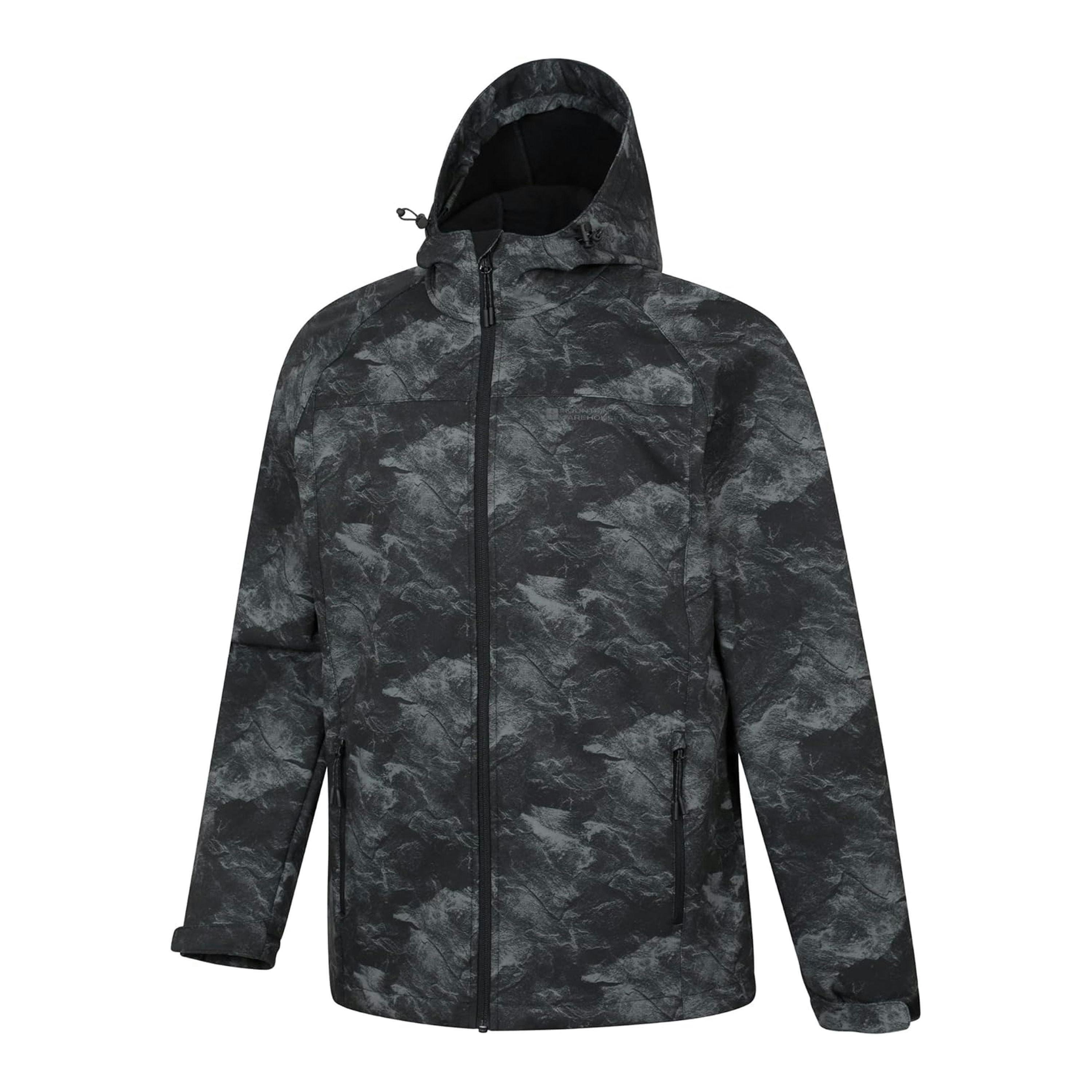Mountain Warehouse Mens Exodus Showerproof Soft Shell Jacket , view 3 of 3