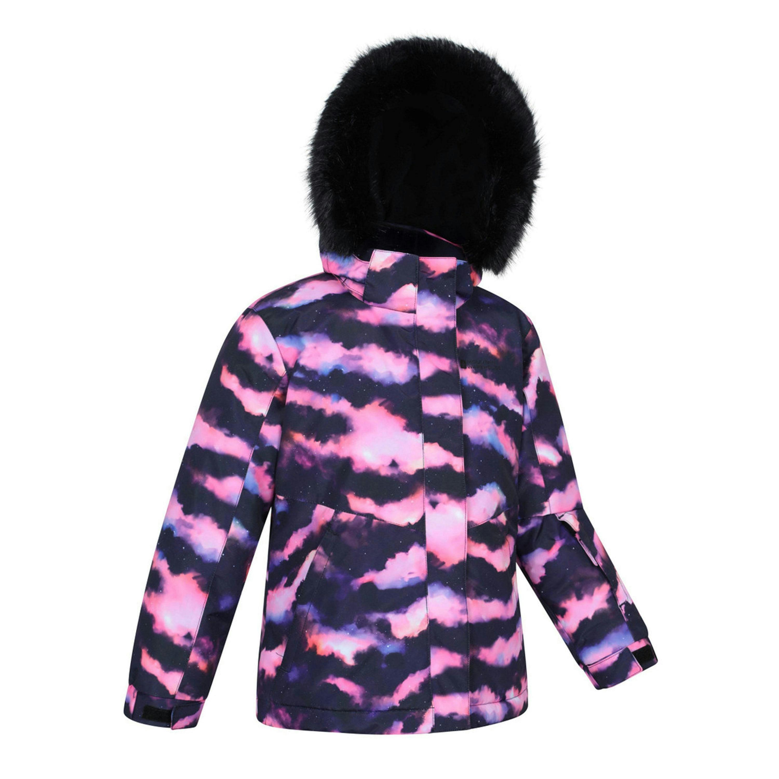 Mountain Warehouse Childrens/Kids Glacial Floral Water Resistant Jacket , view 4 of 4