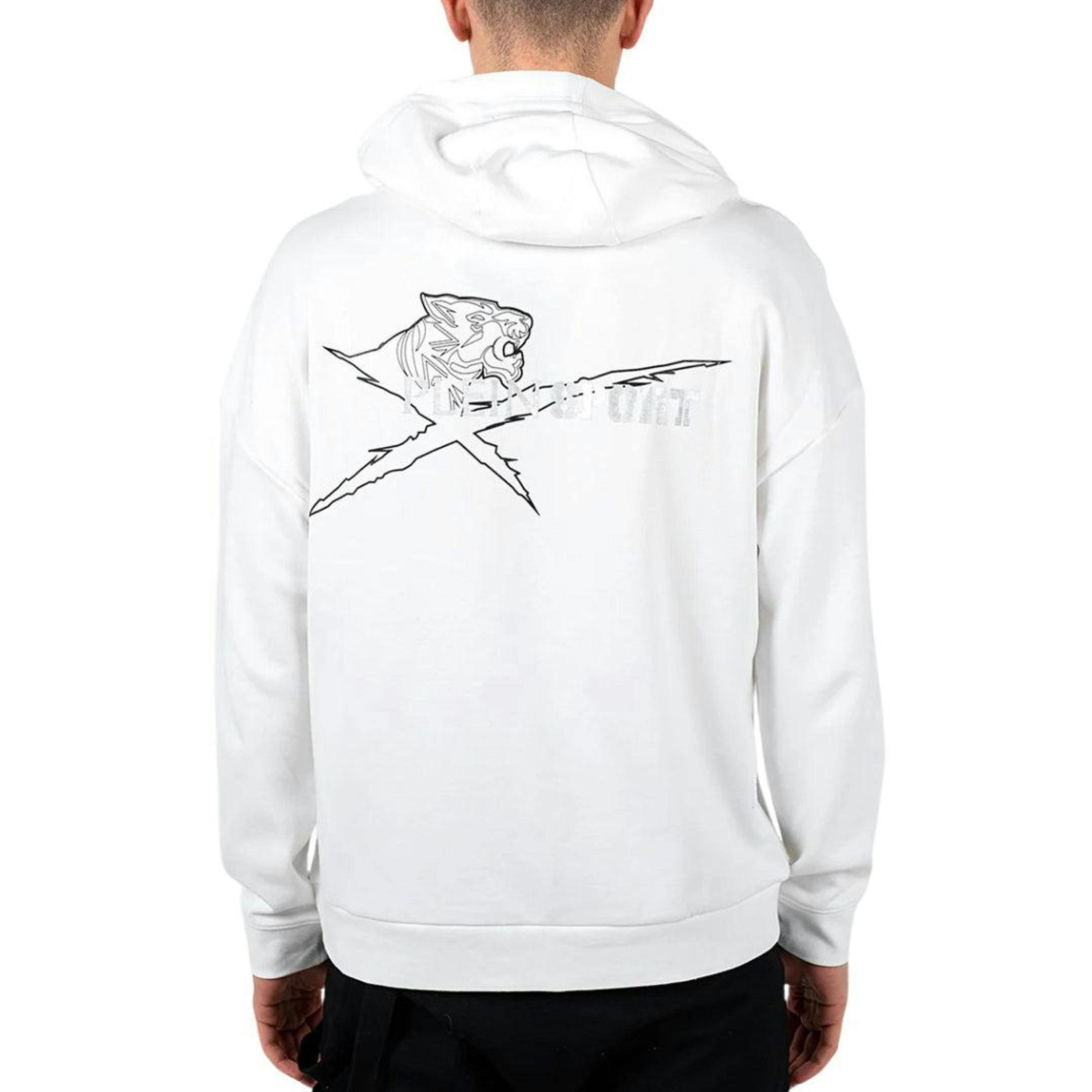Plein Sport Mens Logo Back Print Hoodie , view 2 of 3