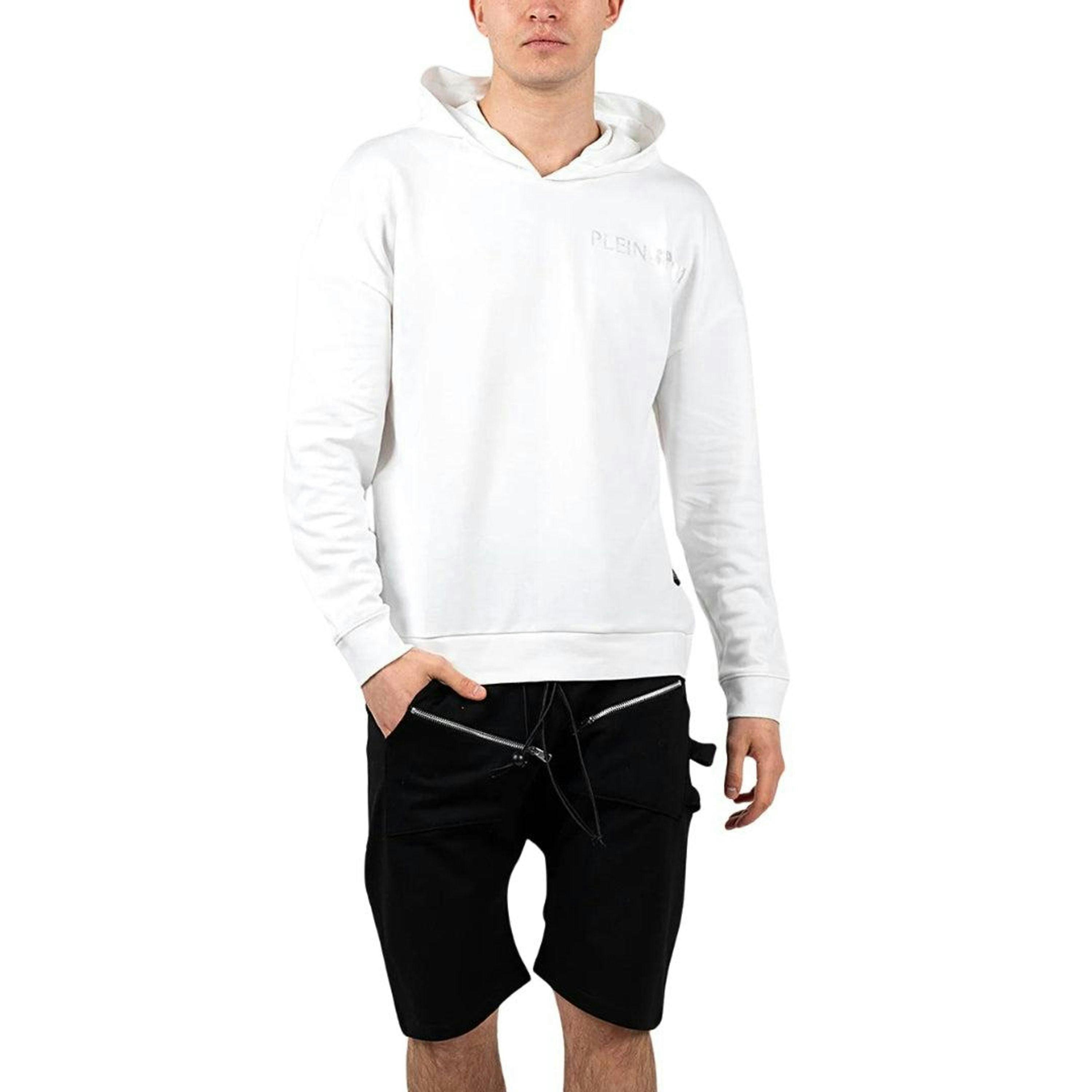 Plein Sport Mens Logo Back Print Hoodie , view 1 of 3