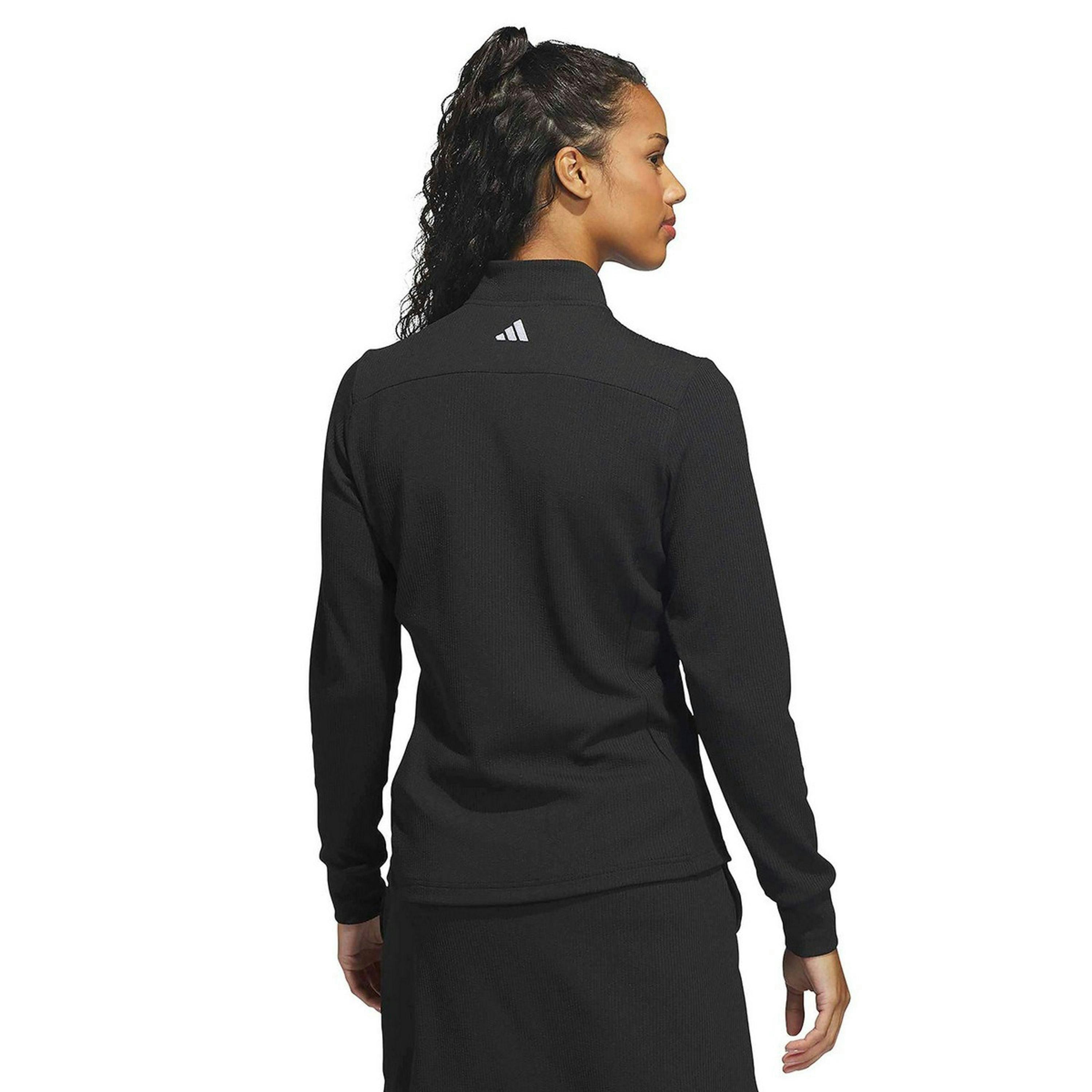 Adidas Womens/Ladies Performance Textured Full Zip Jacket , view 2 of 3