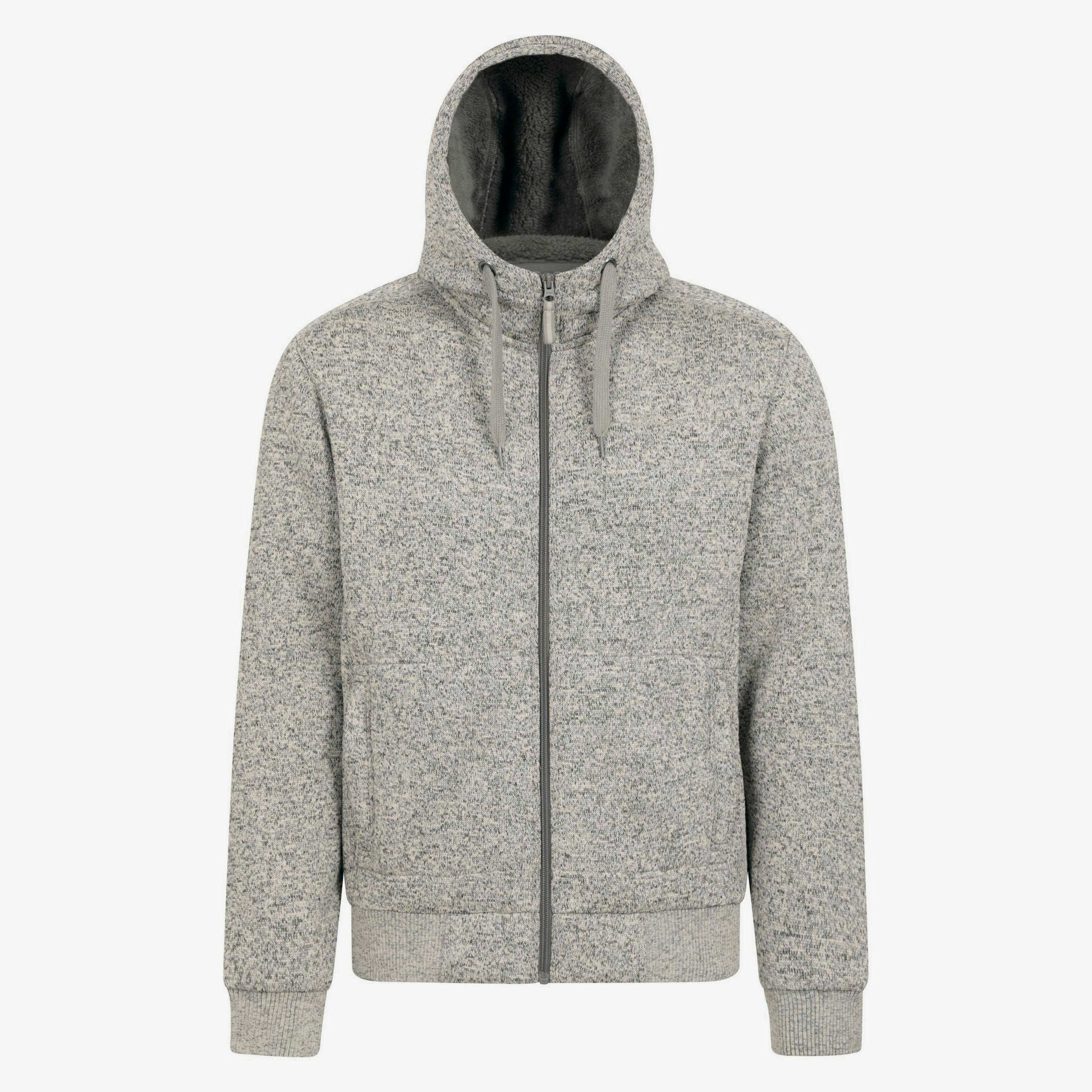 Mountain Warehouse Mens Nevis II Faux Fur Hoodie , view 1 of 5