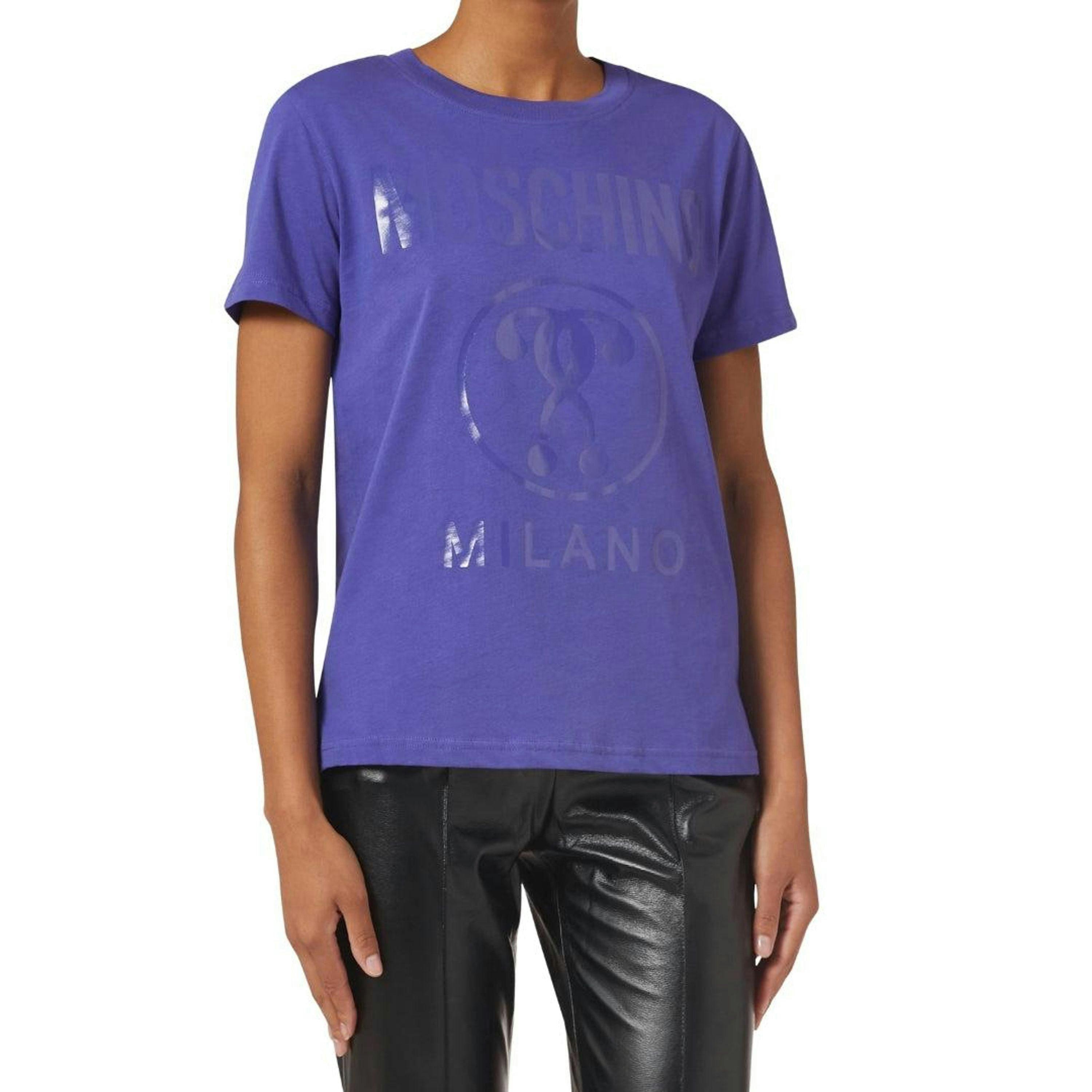 Moschino Mens Double Question Mark T-Shirt , view 1 of 2