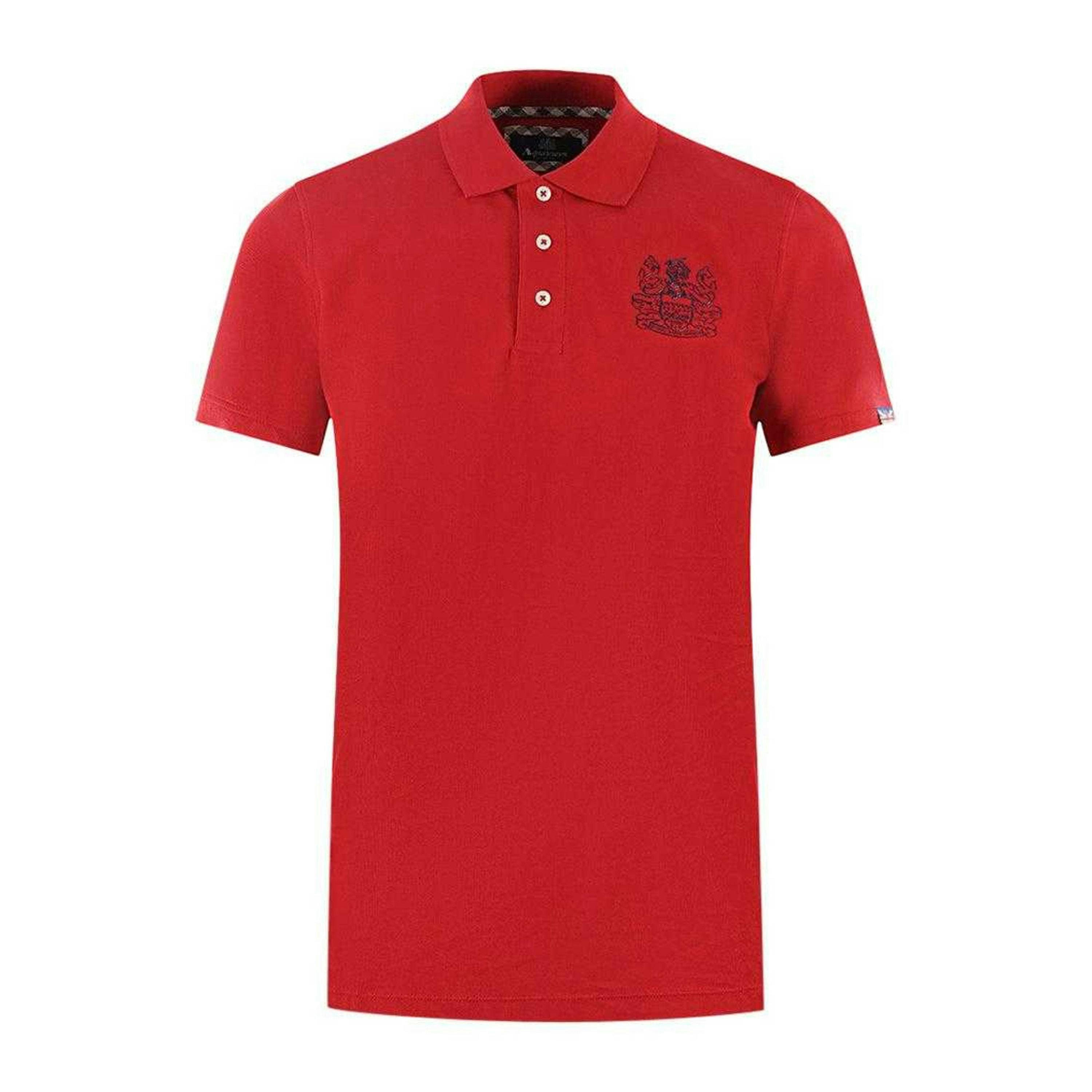 Aquascutum Unisex Adult Branded Sleeve Polo Shirt , view 1 of 3