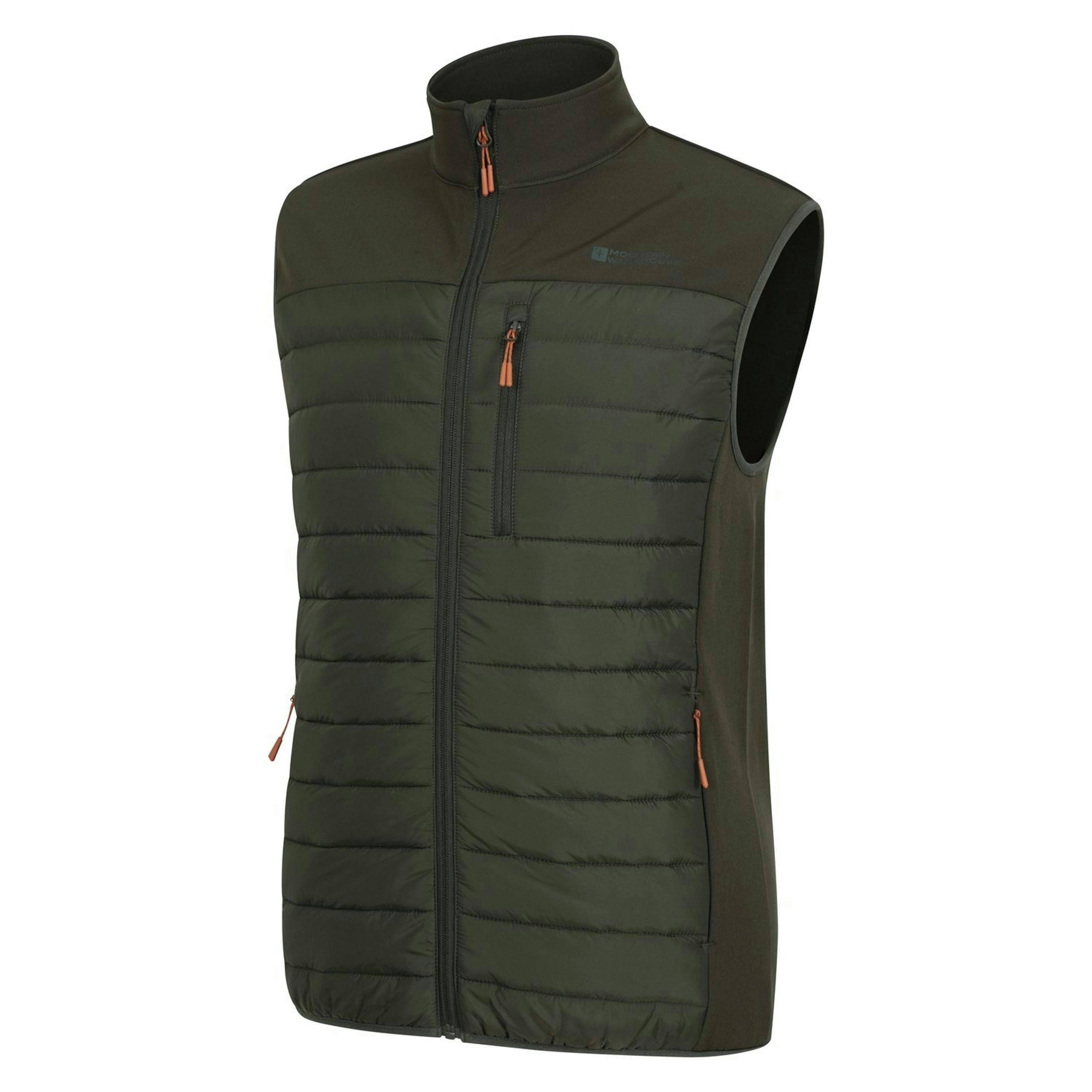 Mountain Warehouse Mens Turbine II Hybrid Padded Gilet , view 4 of 6