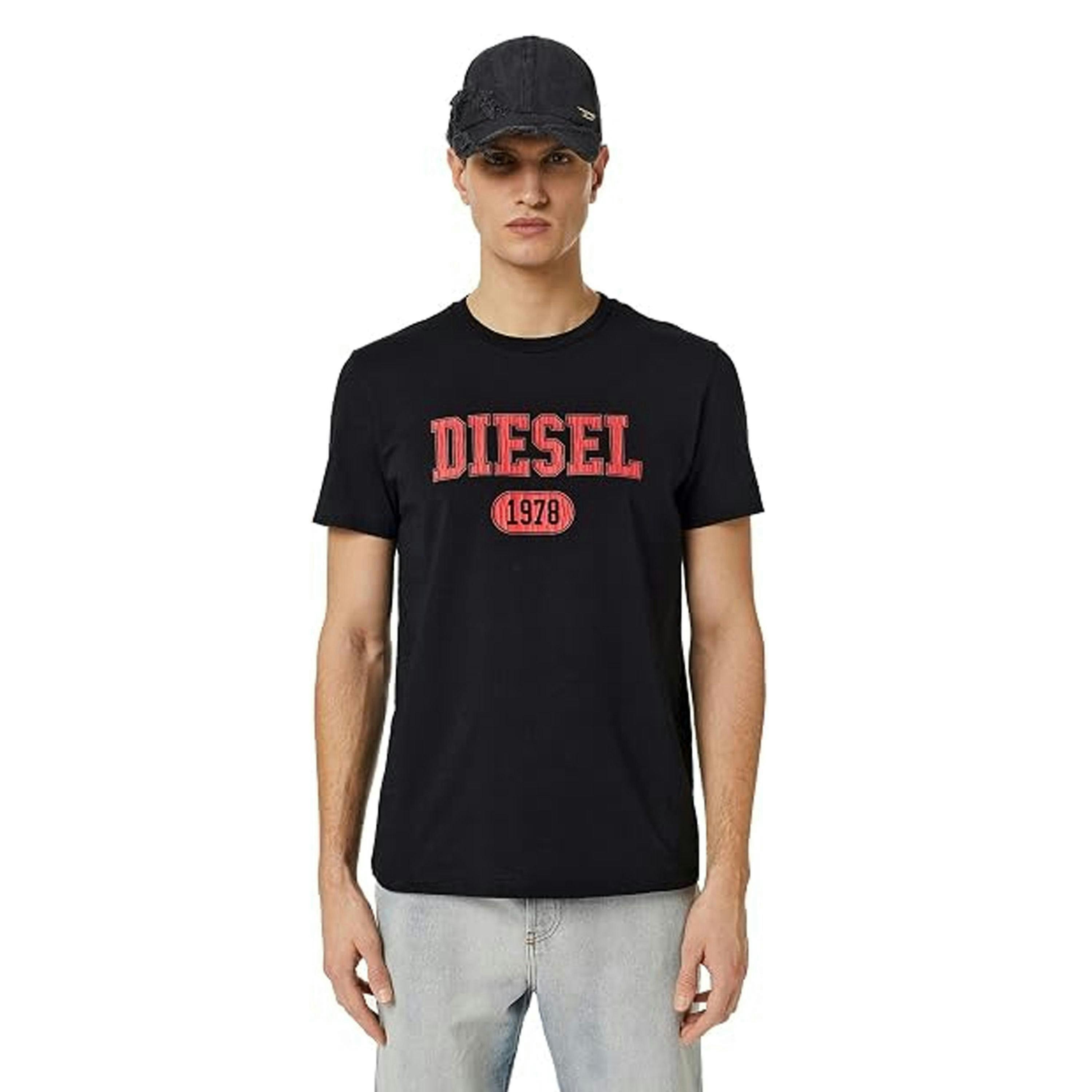 Diesel Mens Caviar Logo T-Shirt , view 4 of 4