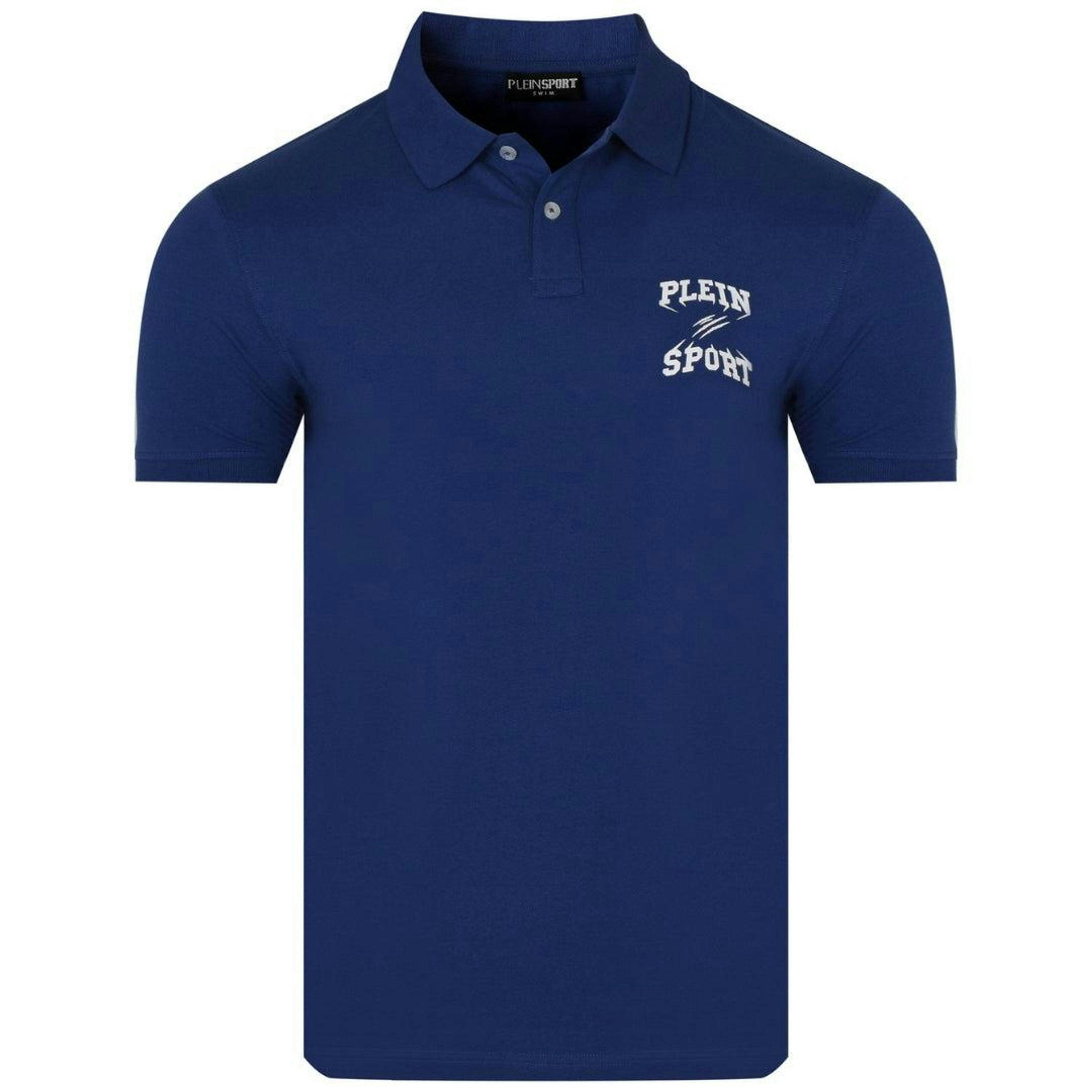 Plein Sport Mens Small Logo Breathable Polo Shirt , view 1 of 3