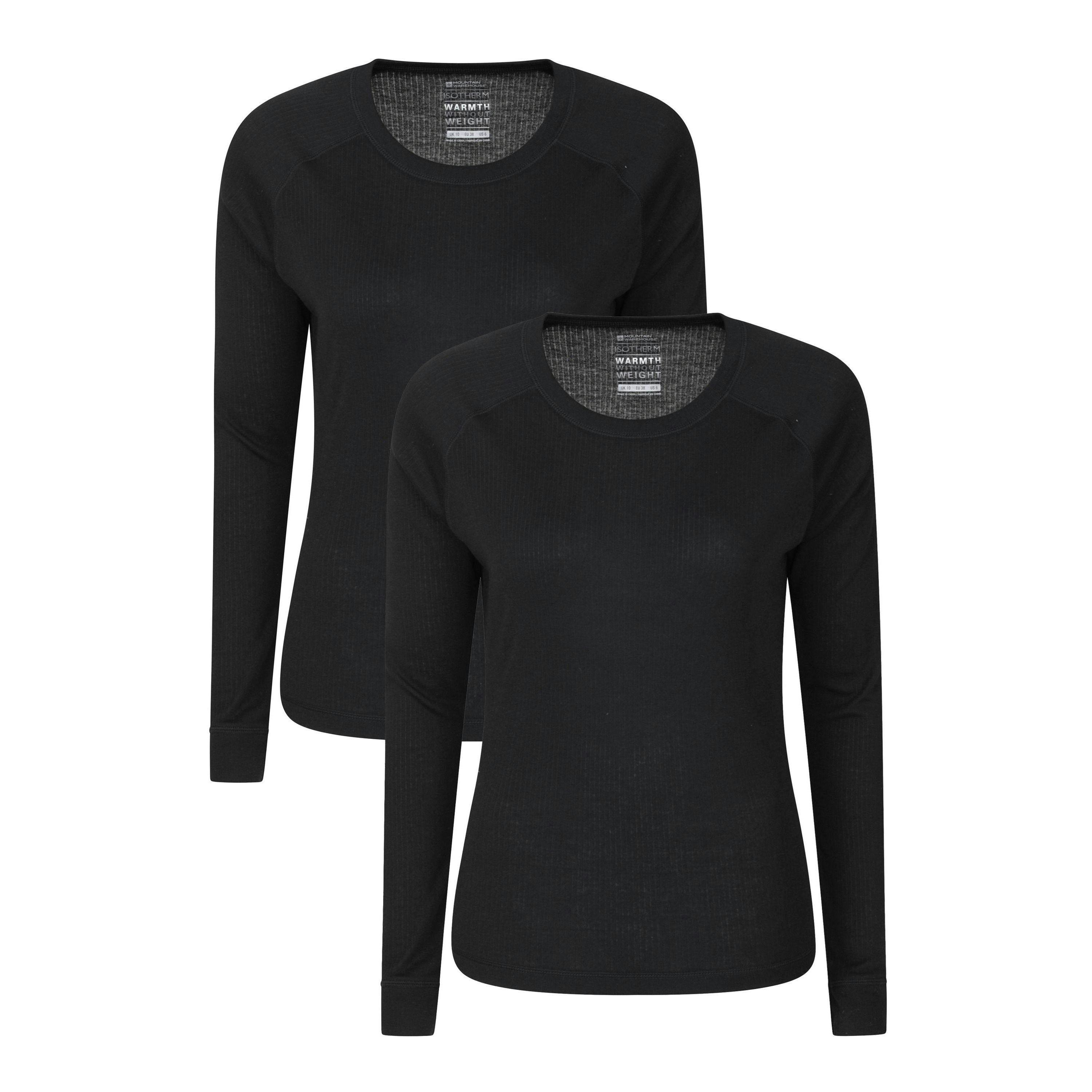 Mountain Warehouse Womens/Ladies Talus Thermal Base Layer Top (Pack of 2) , view 2 of 4