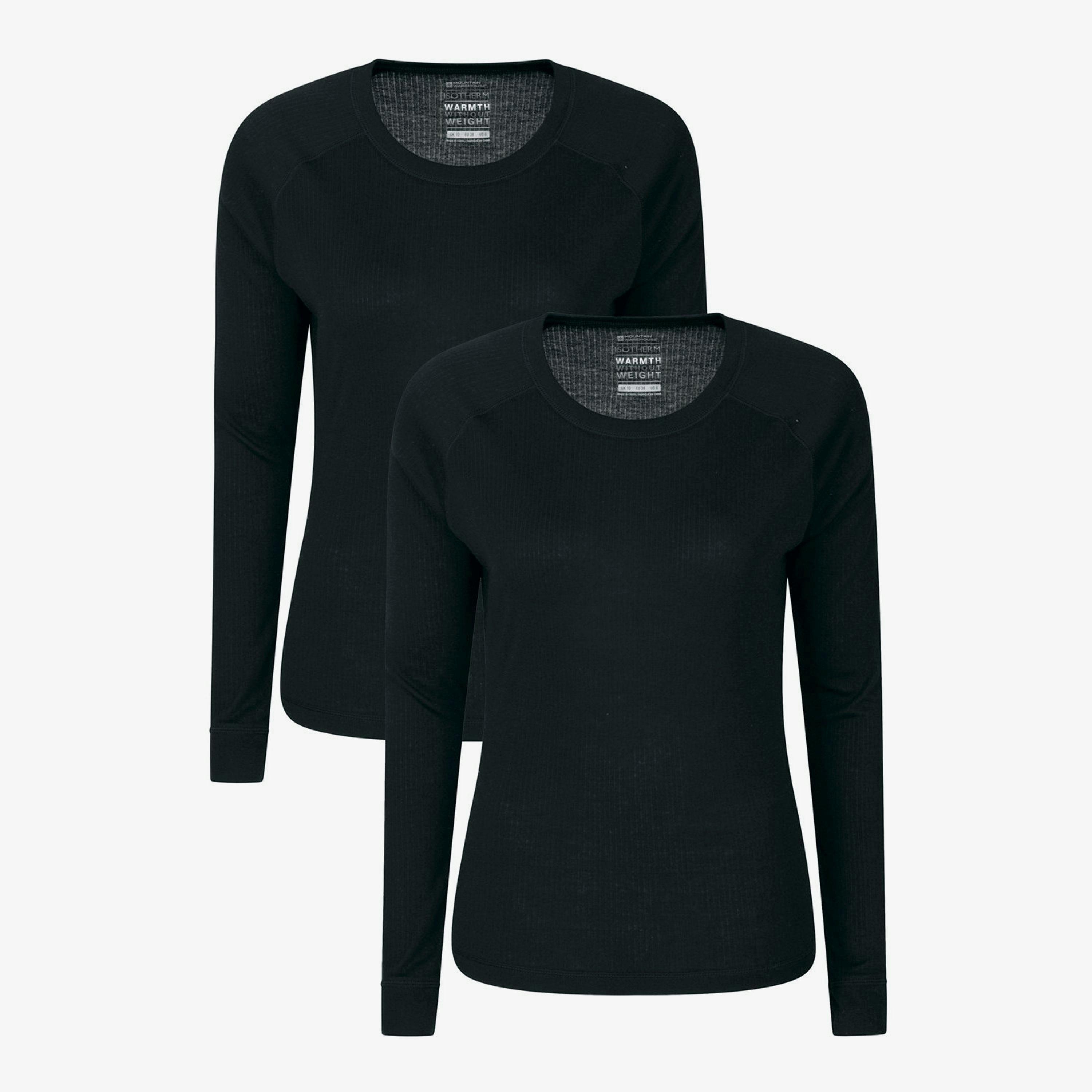 Mountain Warehouse Womens/Ladies Talus Thermal Base Layer Top (Pack of 2) , view 1 of 4