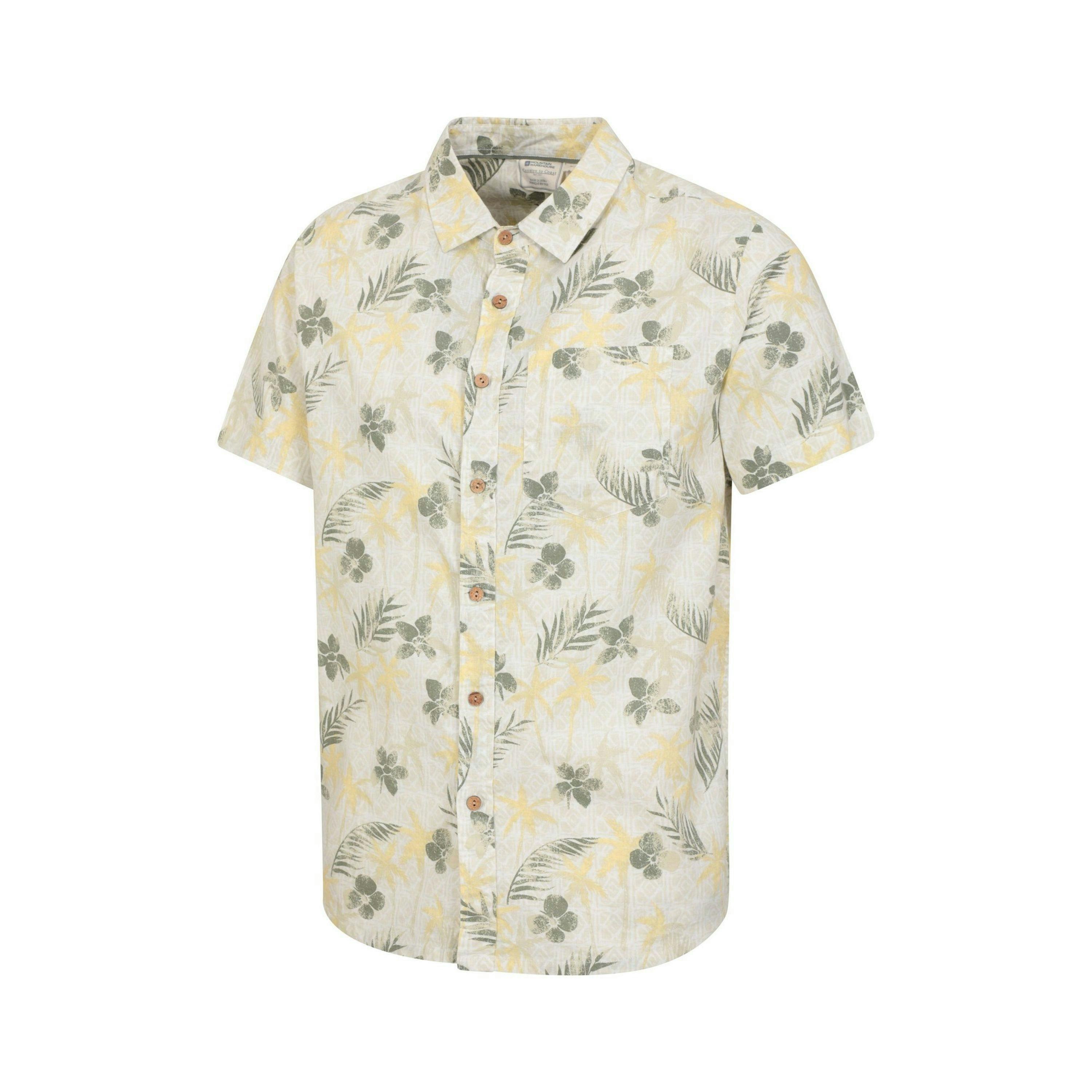 Mountain Warehouse Mens Tropical Short-Sleeved Shirt , view 3 of 4