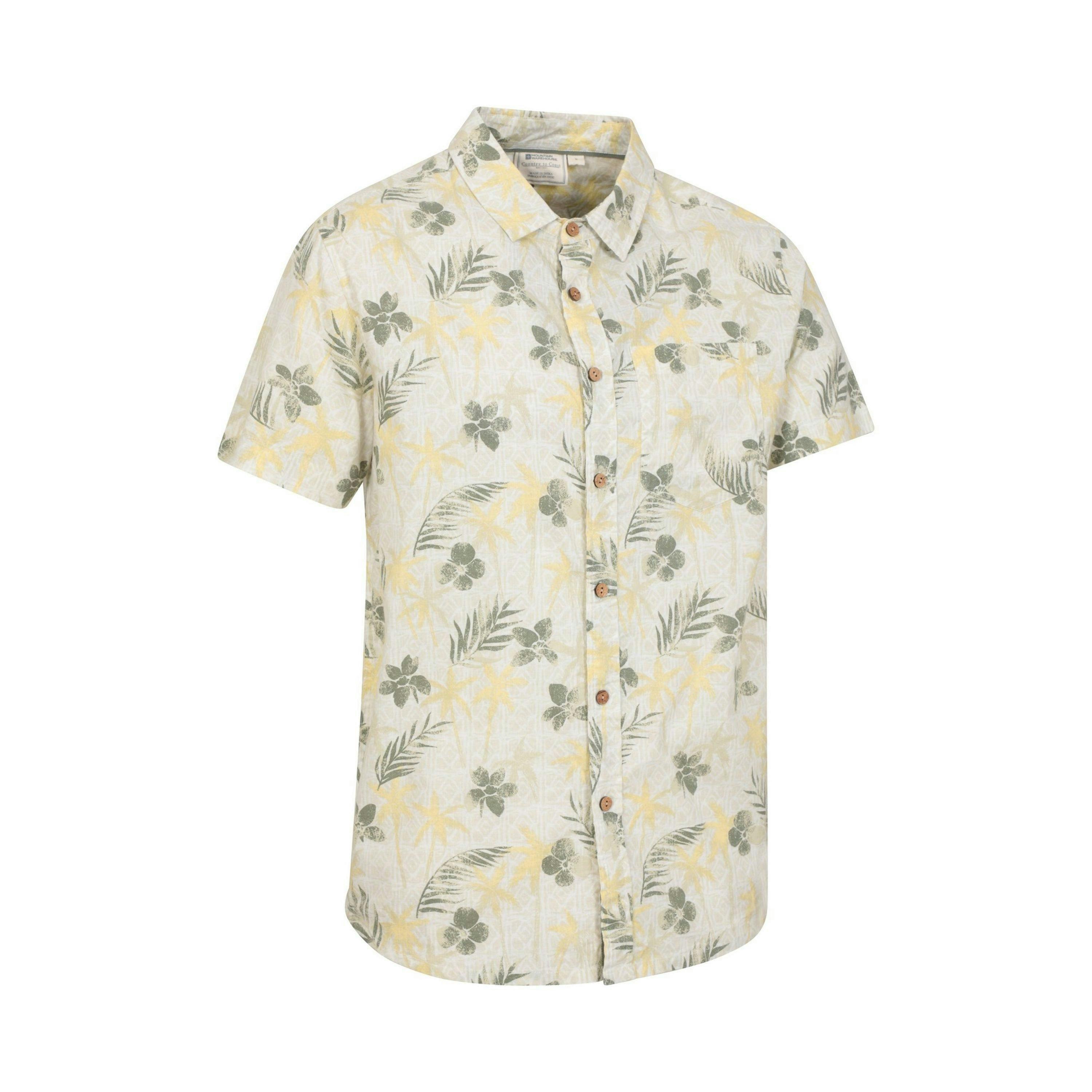 Mountain Warehouse Mens Tropical Short-Sleeved Shirt , view 4 of 4