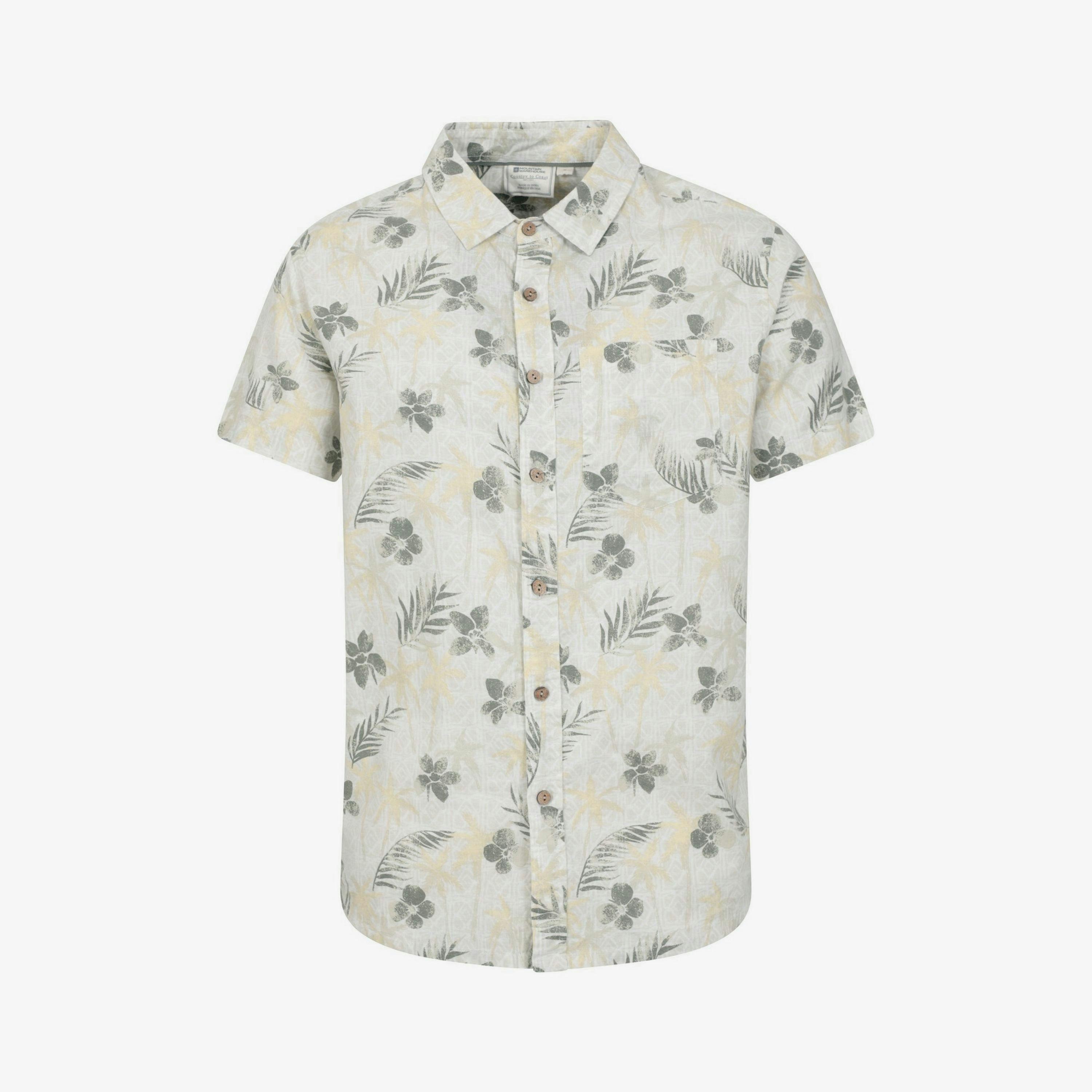 Mountain Warehouse Mens Tropical Short-Sleeved Shirt , view 1 of 1