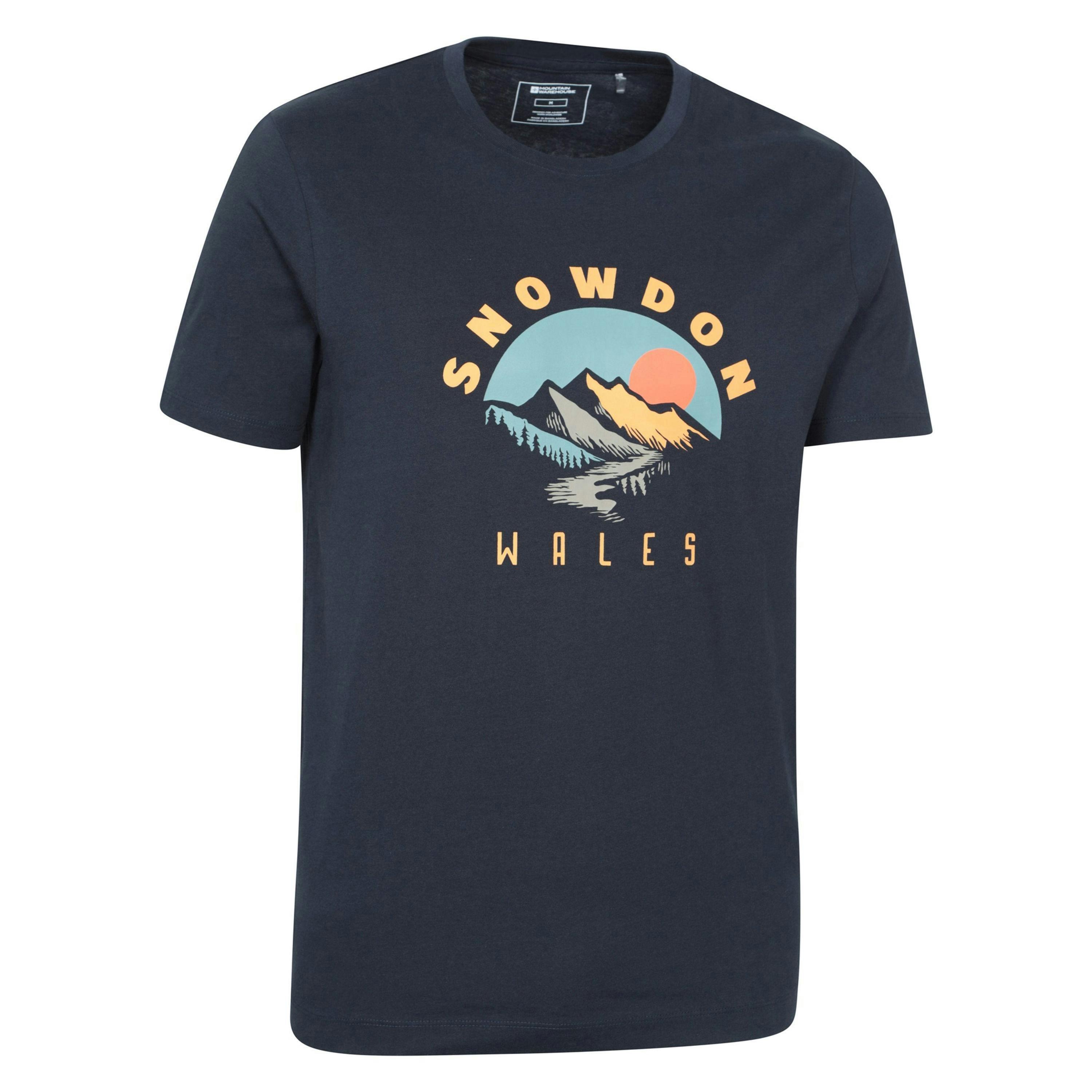Mountain Warehouse Mens Snowdon Short-Sleeved T-Shirt , view 3 of 4