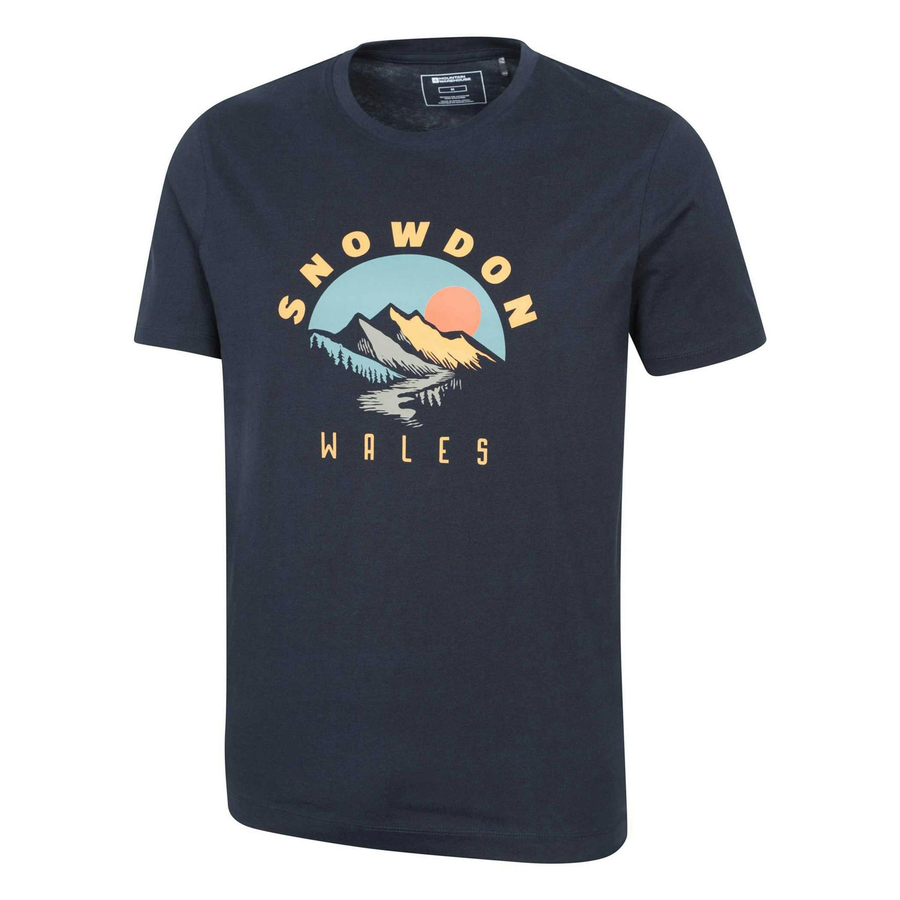 Mountain Warehouse Mens Snowdon Short-Sleeved T-Shirt , view 4 of 4