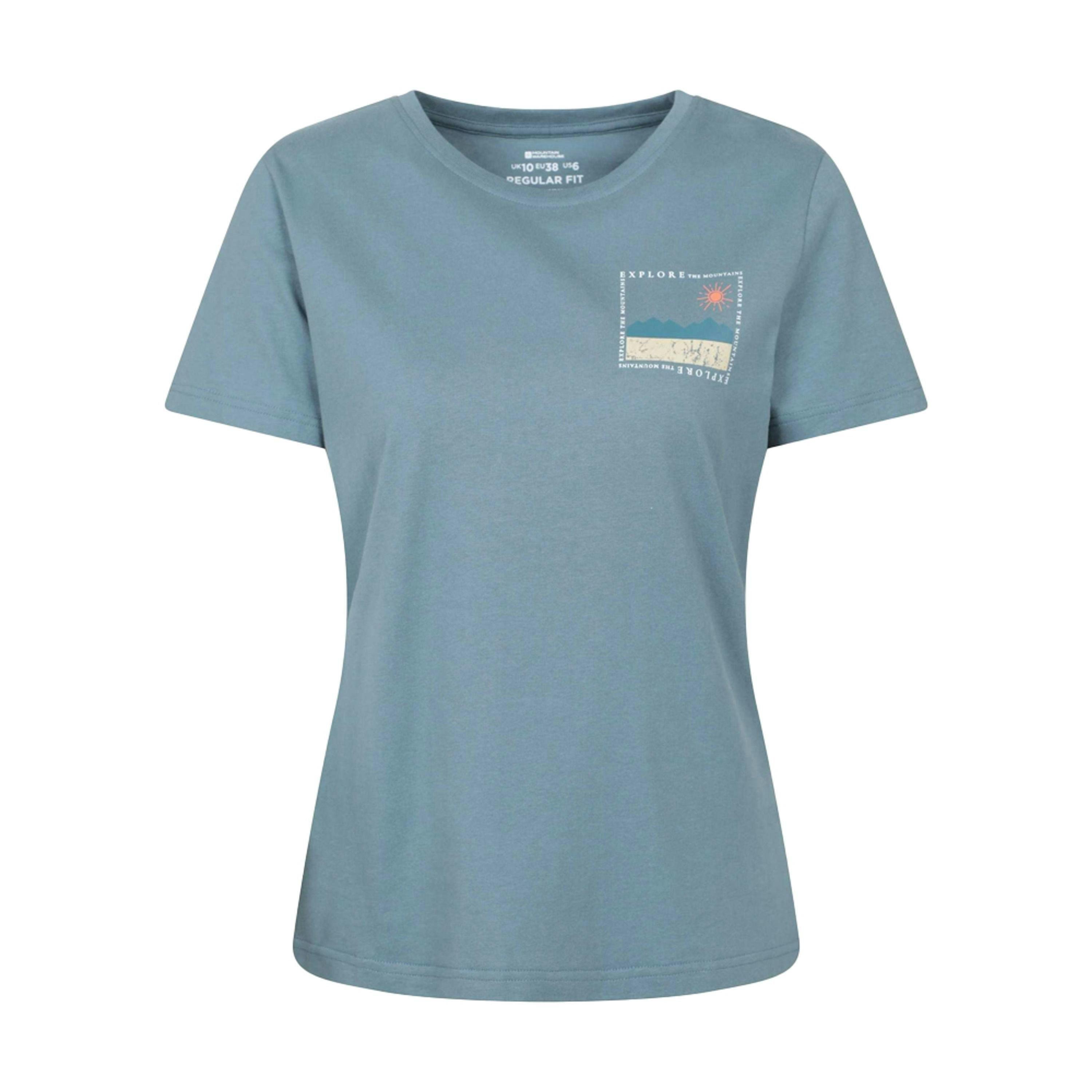 Mountain Warehouse Womens/Ladies Explore The Mountains Printed T-Shirt , view 1 of 2