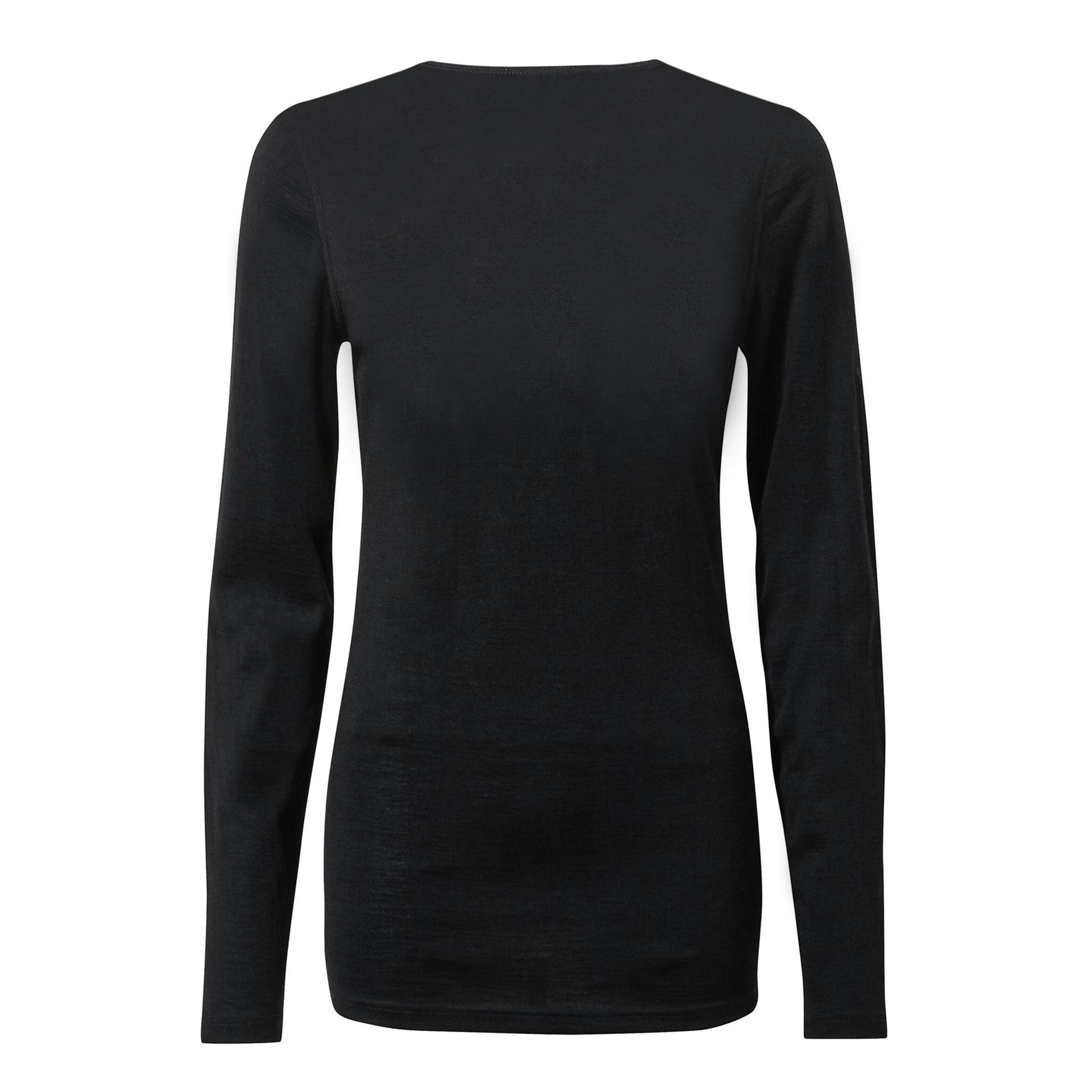 Craghoppers Womens/Ladies Merino Crew Neck Long Sleeve Baselayer II Top , view 2 of 4