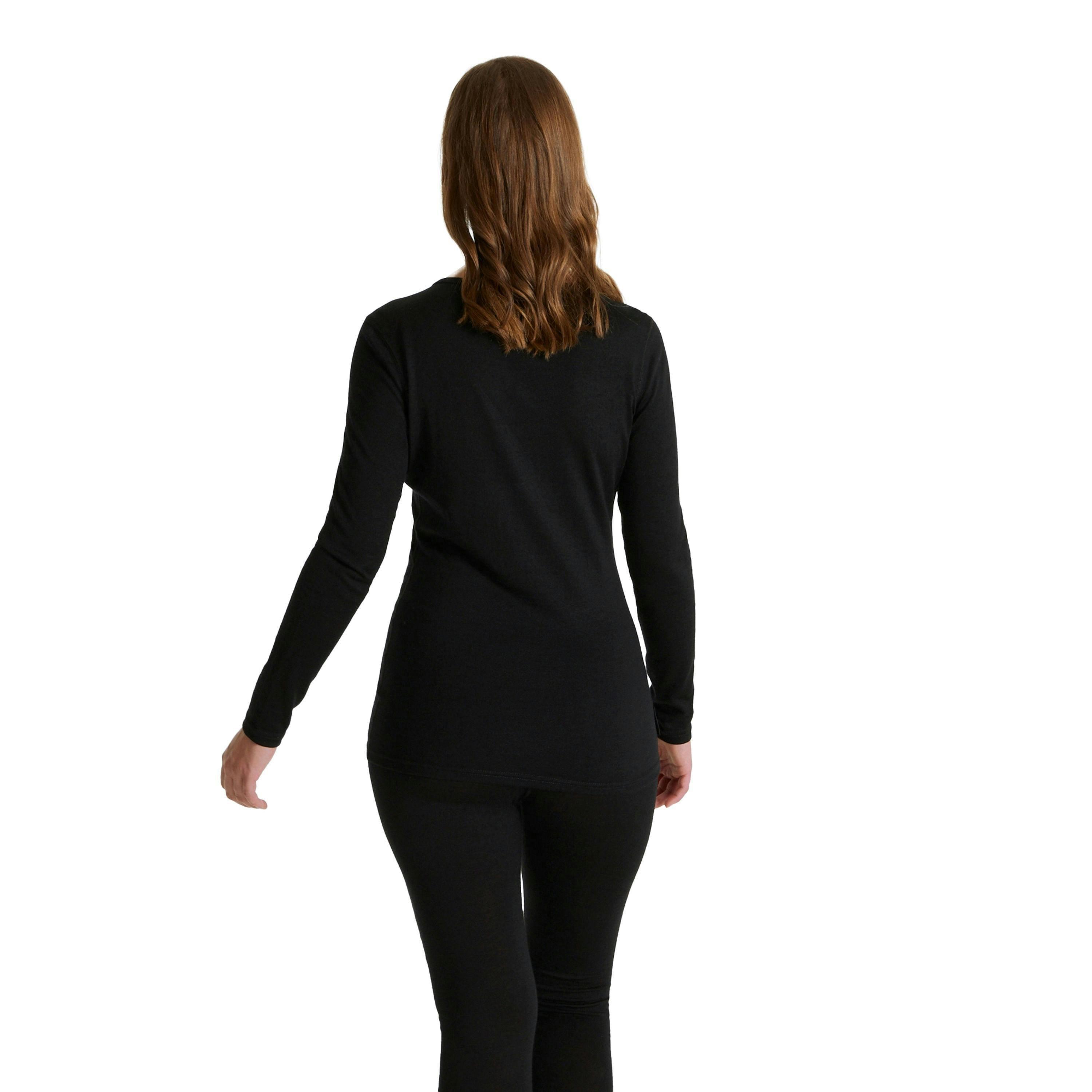 Craghoppers Womens/Ladies Merino Crew Neck Long Sleeve Baselayer II Top , view 4 of 4