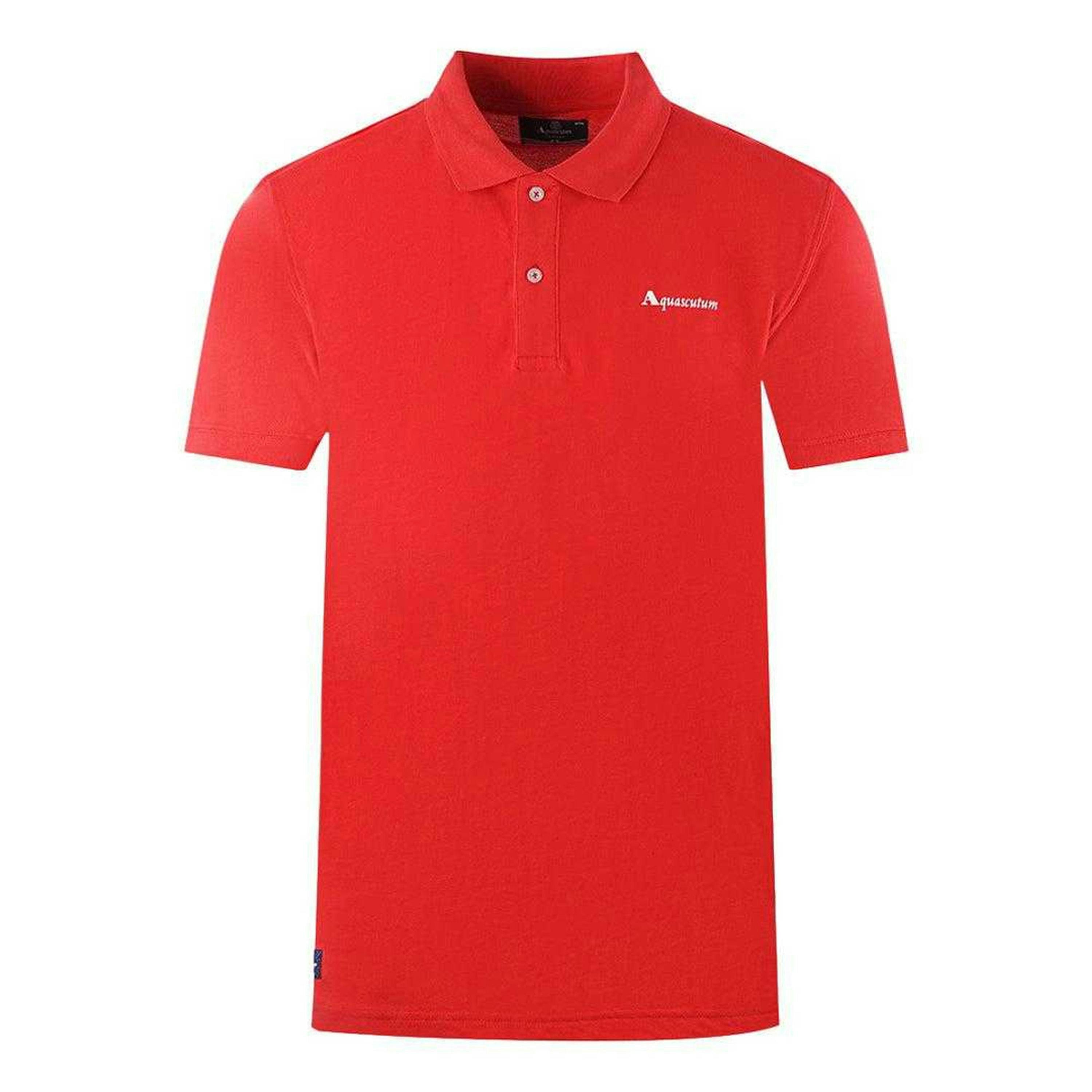 Aquascutum Unisex Adult Plain Logo Polo Shirt , view 1 of 2