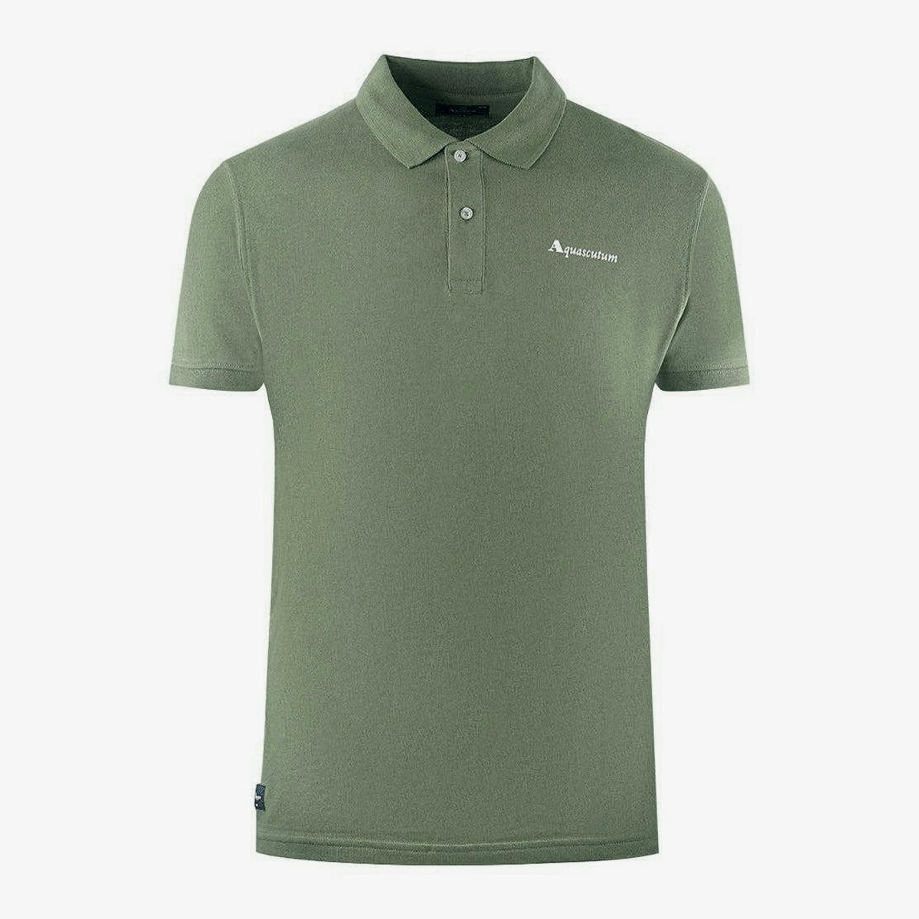 Aquascutum Unisex Adult Plain Logo Polo Shirt , view 1 of 1