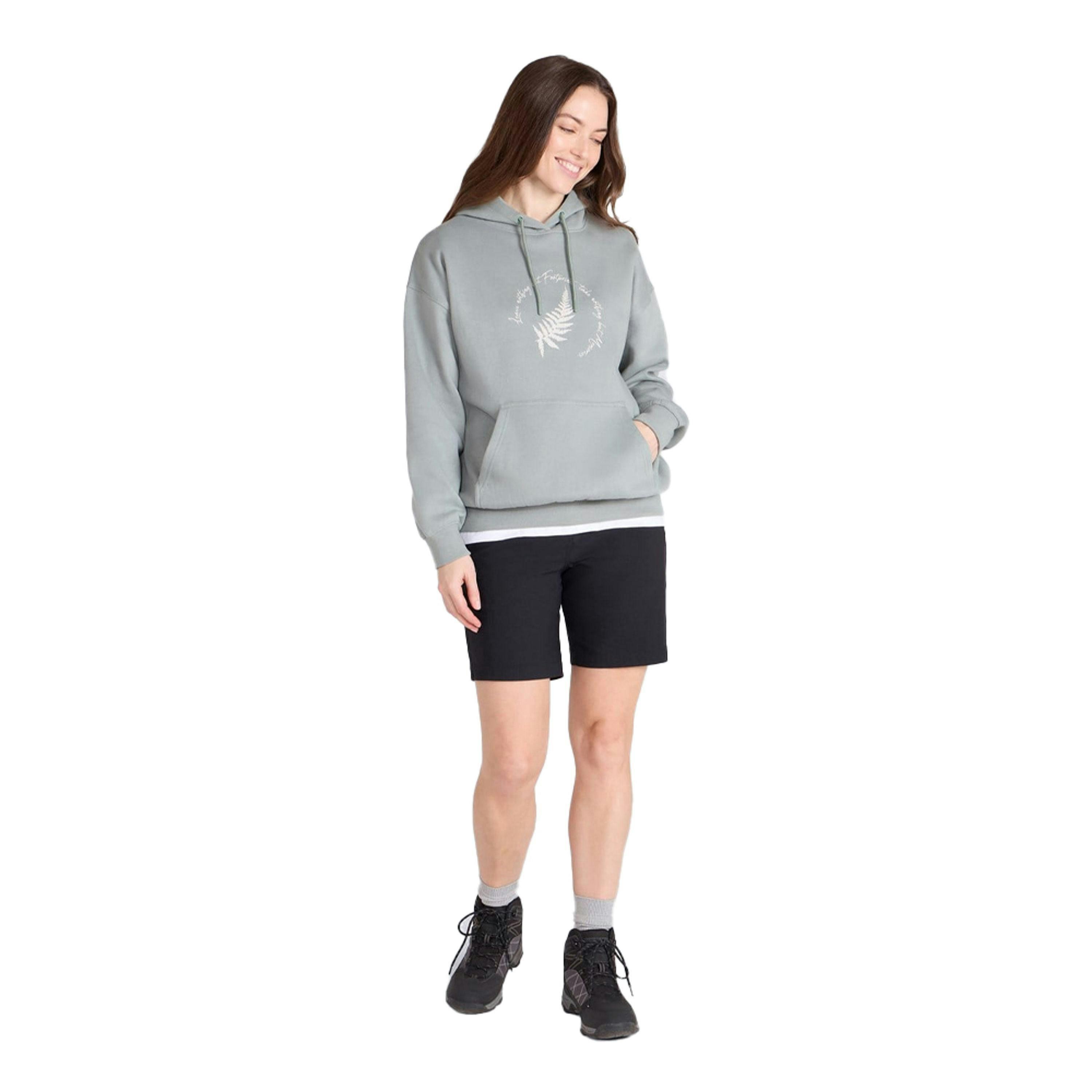 Mountain Warehouse Womens/Ladies Fern Slogan Relaxed Fit Hoodie , view 4 of 5