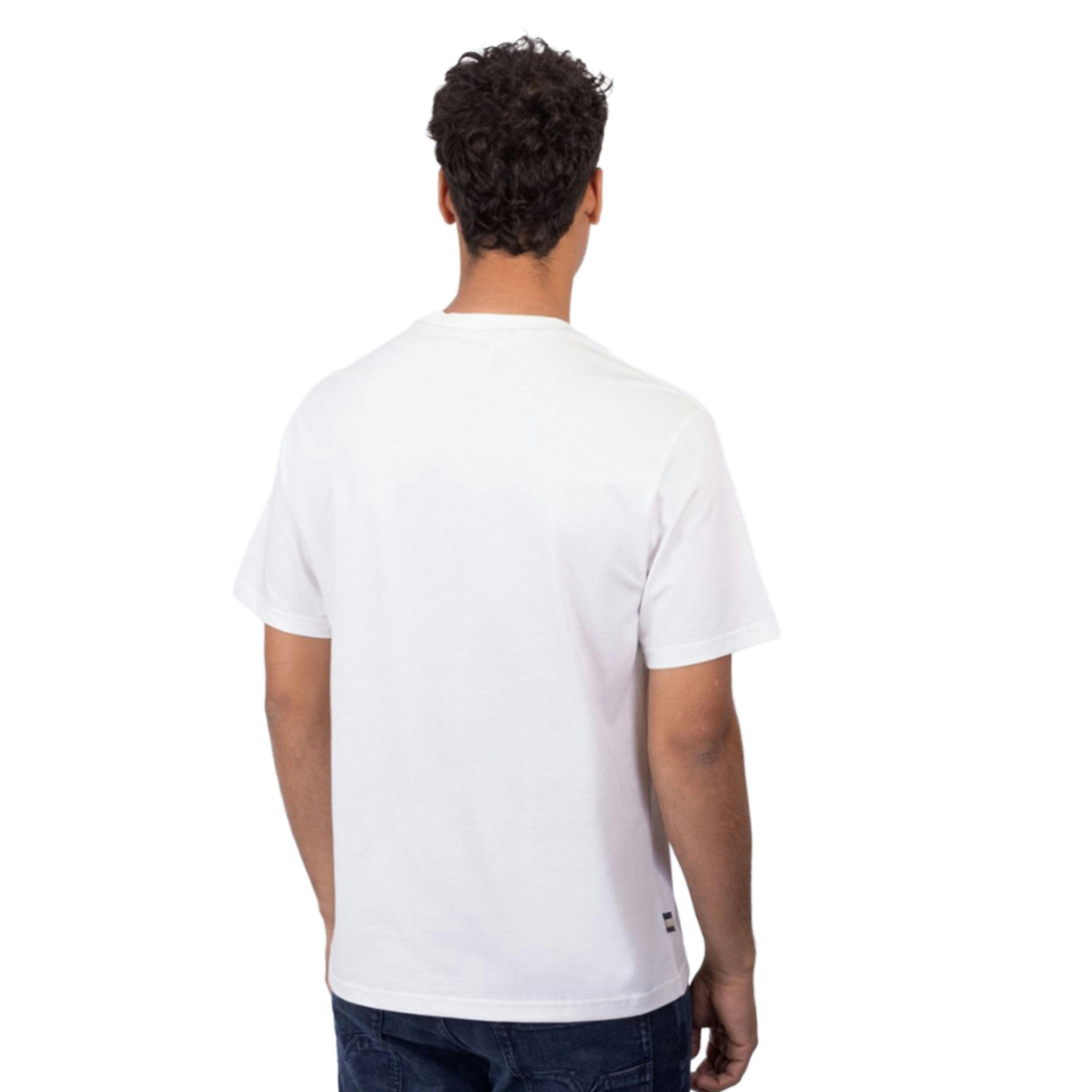 Aquascutum Mens Checked Chest Pocket Active T-Shirt , view 3 of 4