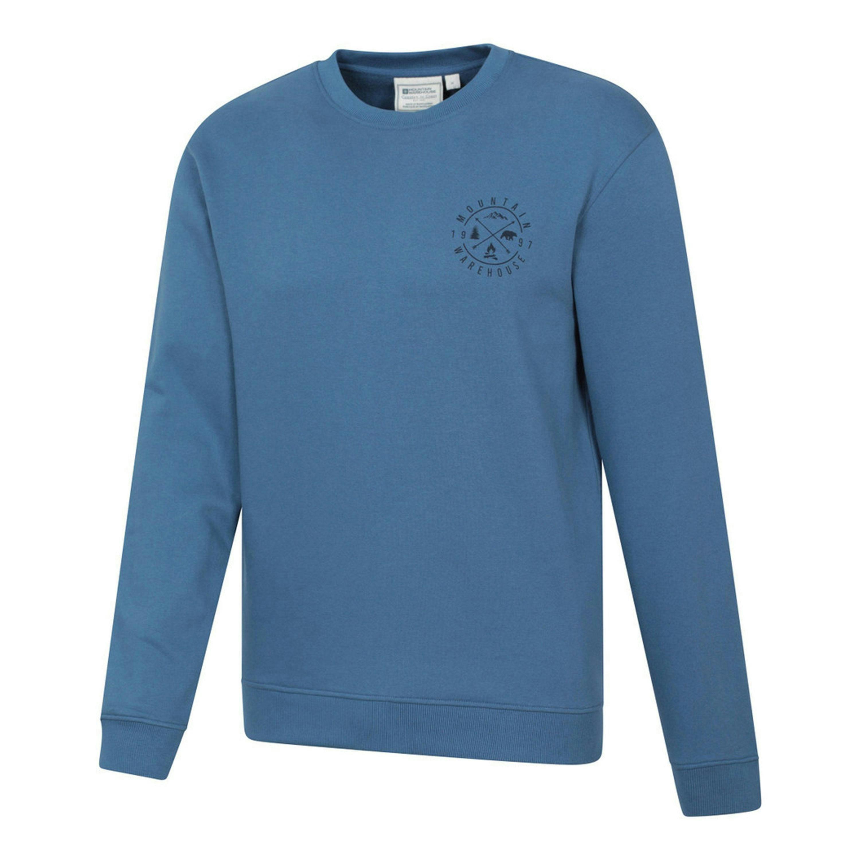 Mountain Warehouse Mens Mountain Crew Neck Sweatshirt , view 3 of 4