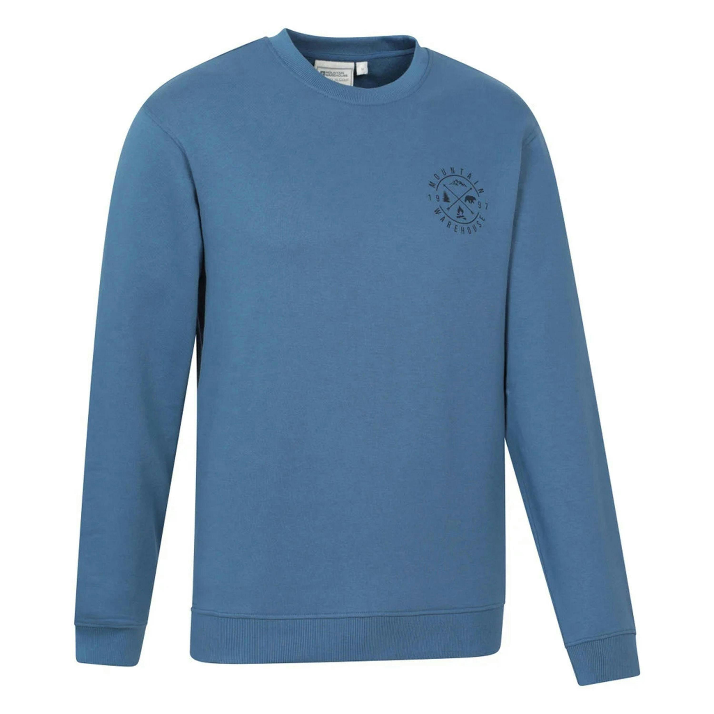 Mountain Warehouse Mens Mountain Crew Neck Sweatshirt , view 4 of 4