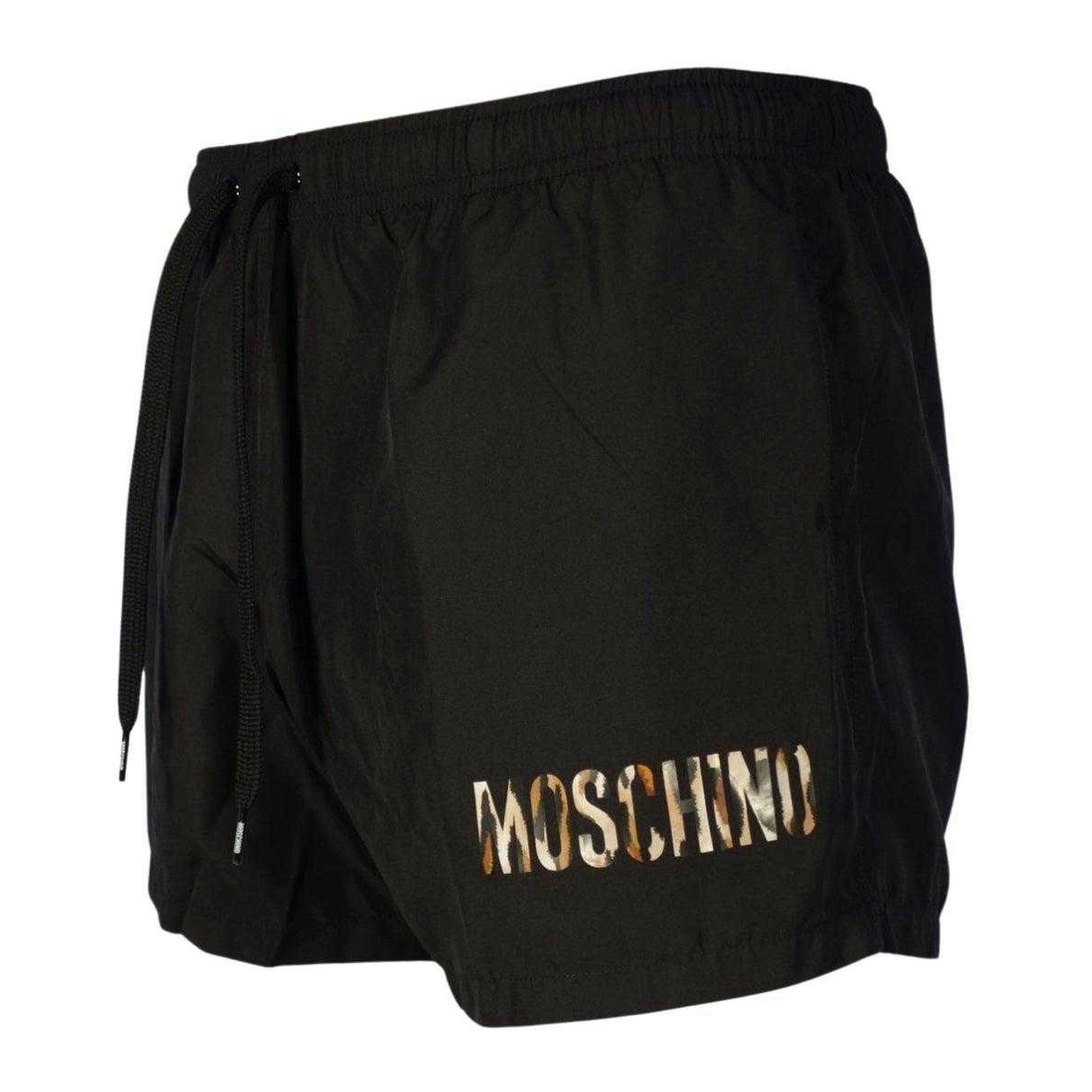 Moschino Mens Leopard Print Swim Shorts , view 3 of 3