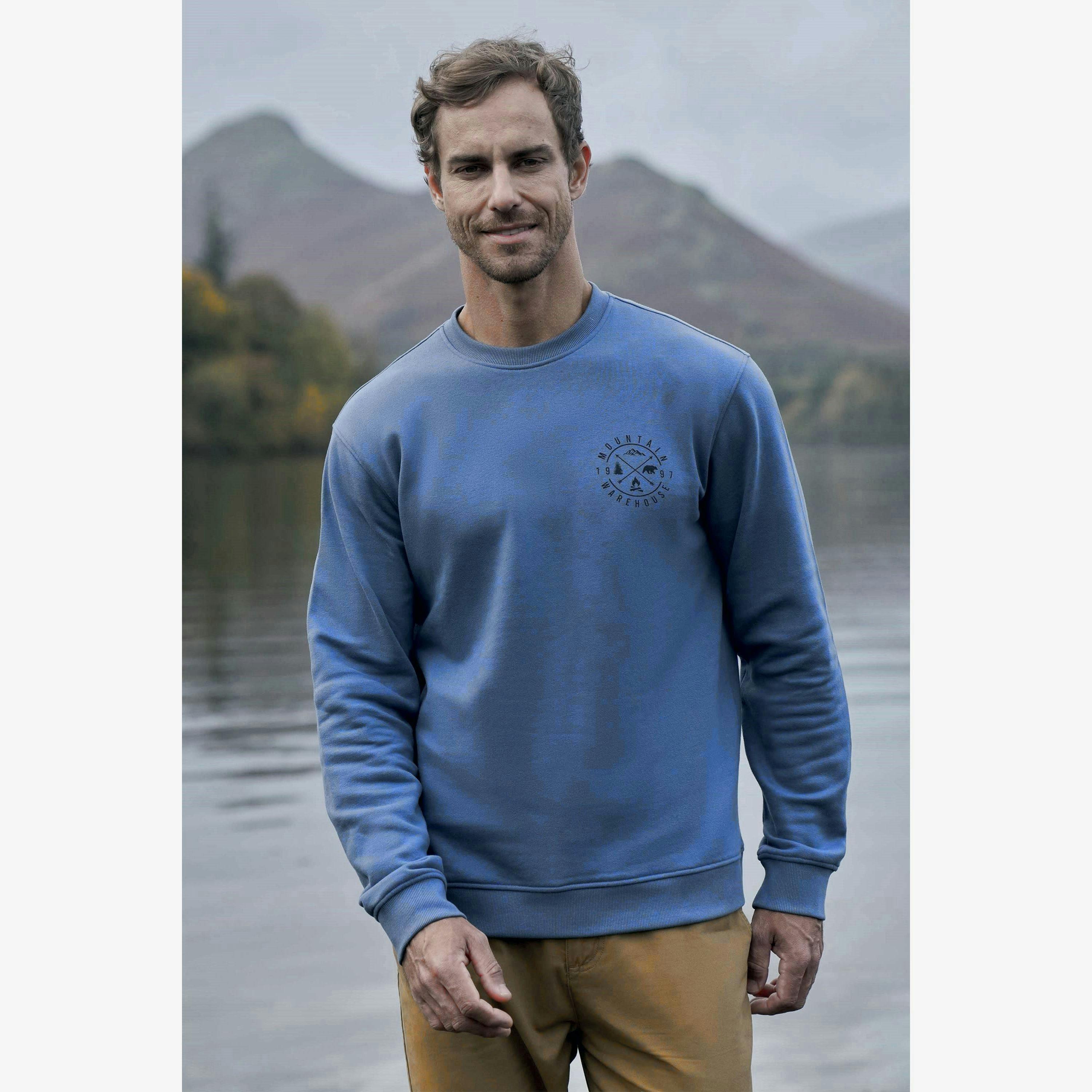 Mountain Warehouse Mens Mountain Crew Neck Sweatshirt , view 1 of 1