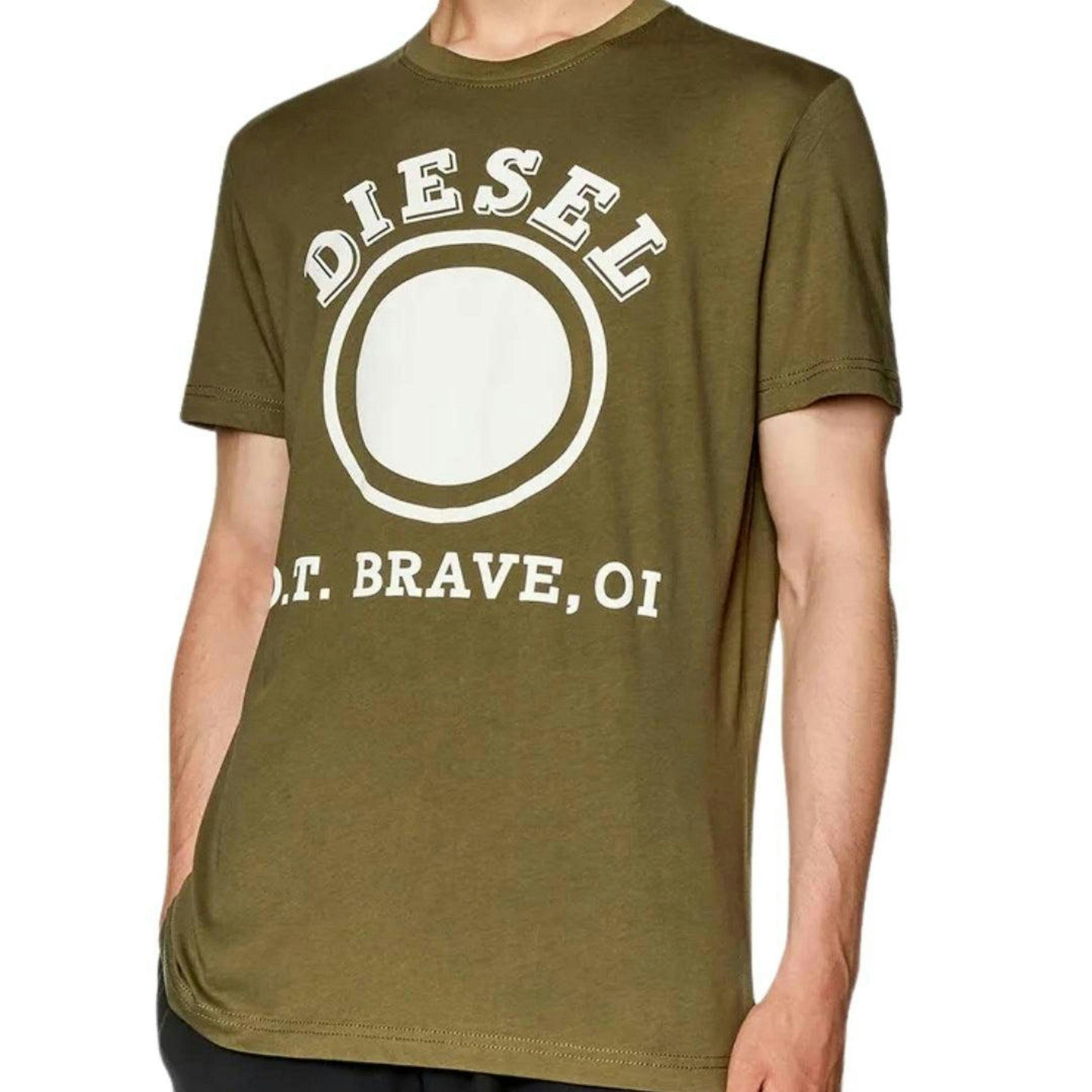 Diesel Mens 1976 Varsity Logo T-Shirt , view 3 of 3